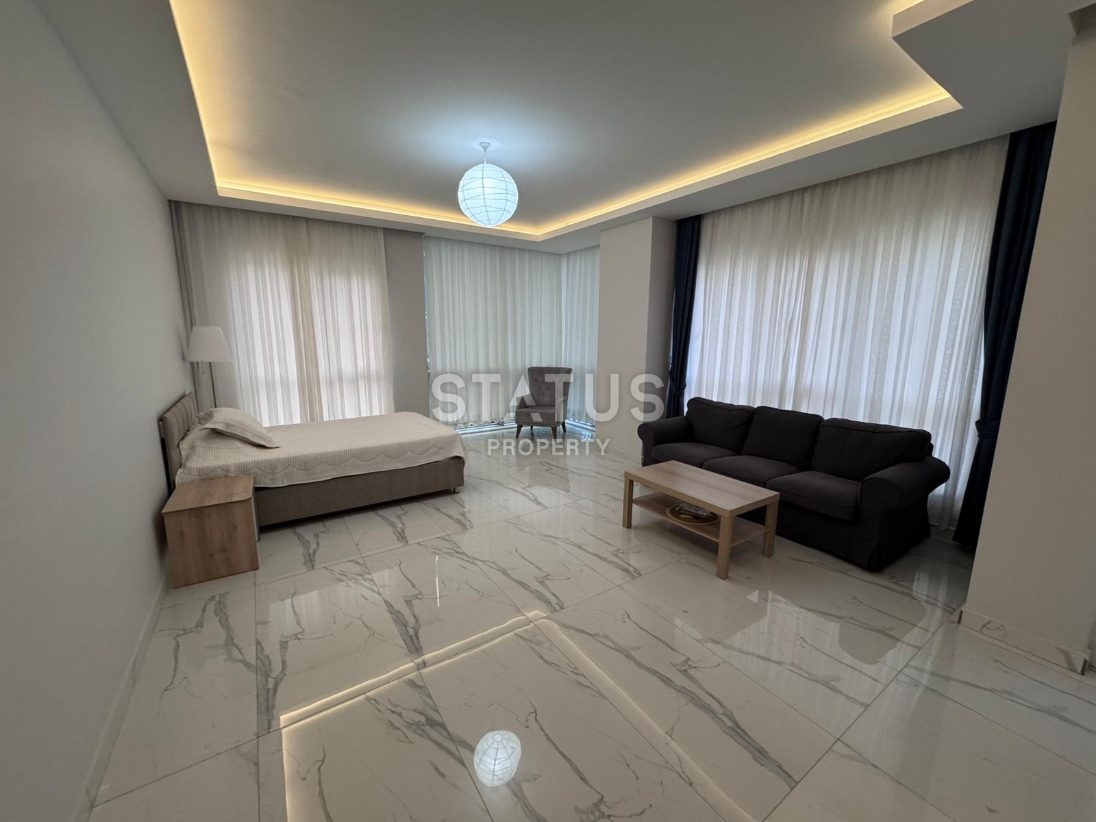 Просторная квартира 2+1 с мебелью в центре Аланьи, 115 м2 фото 4