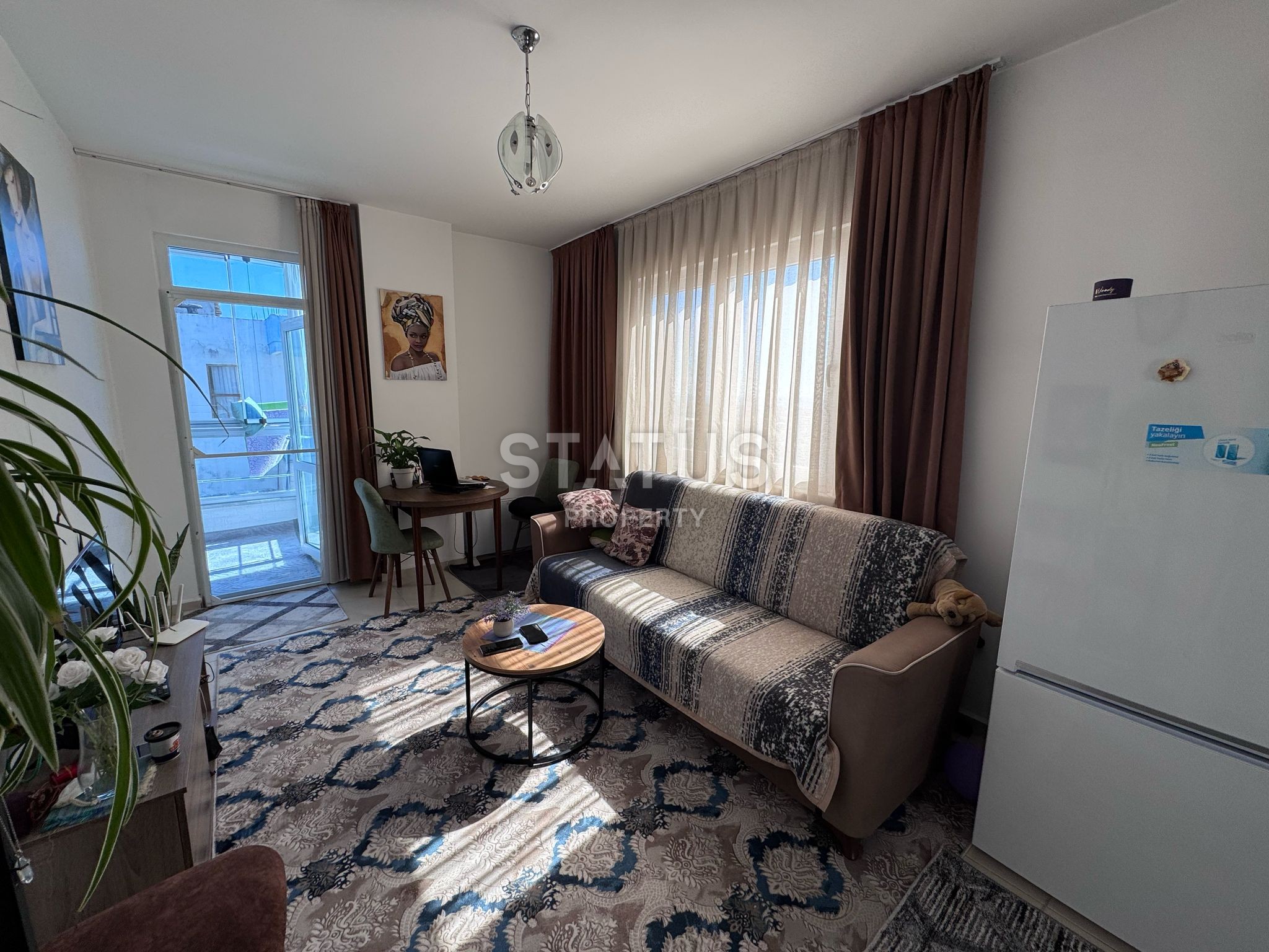 Шок цена! Квартира 1+1 с видом на море в Пайалларе! 60 м2 фото 2