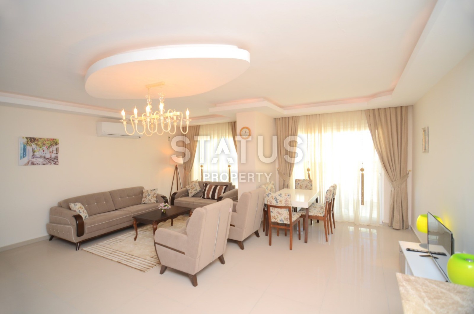 Меблированный пентхаус с видом на море в Махмутларе,  140 м2 фото 12