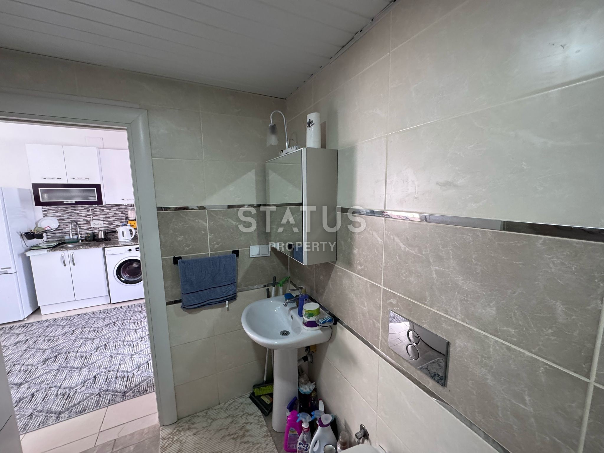 Шок цена! Квартира 1+1 с видом на море в Пайалларе! 60 м2 фото 11