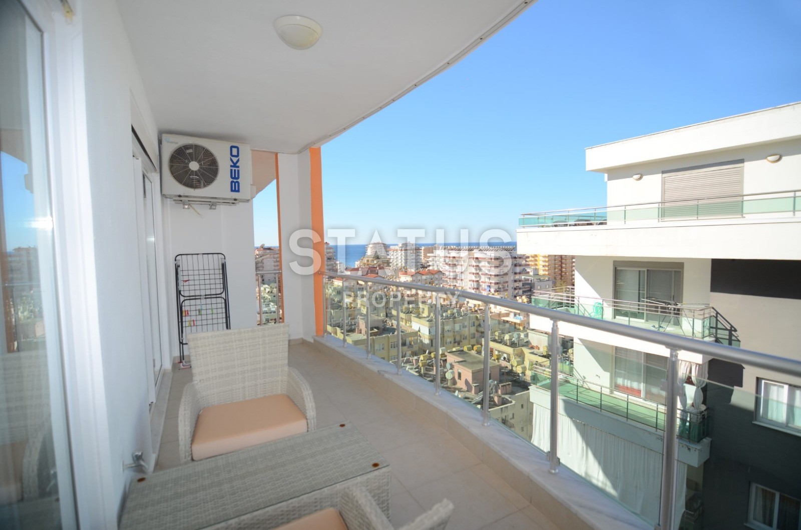 Меблированный пентхаус с видом на море в Махмутларе,  140 м2 фото 16