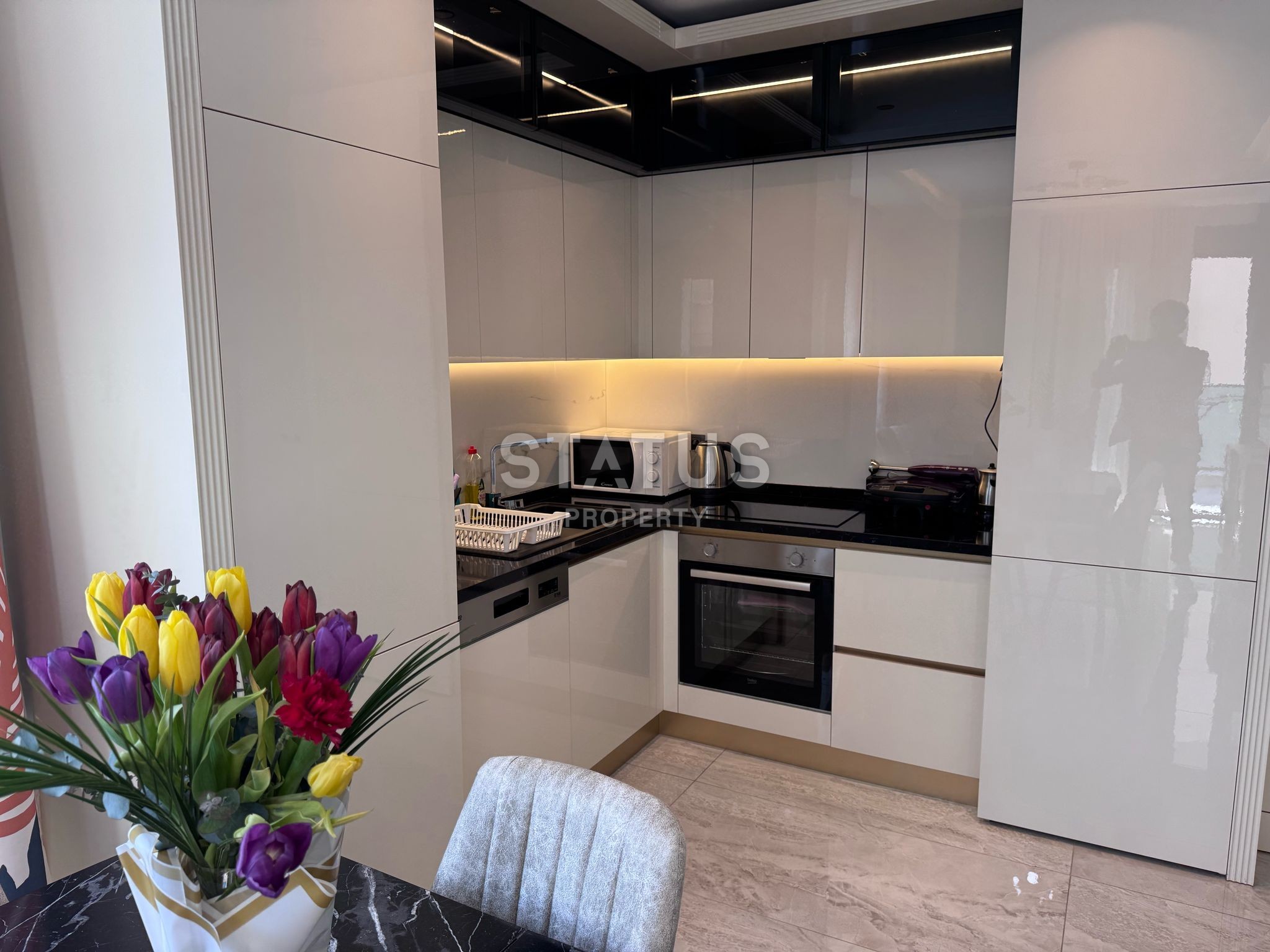 Уютная квартира 1+1 от ведущего застройщика! Подходит под краткосрочную аренду! 62 м2 фото 3