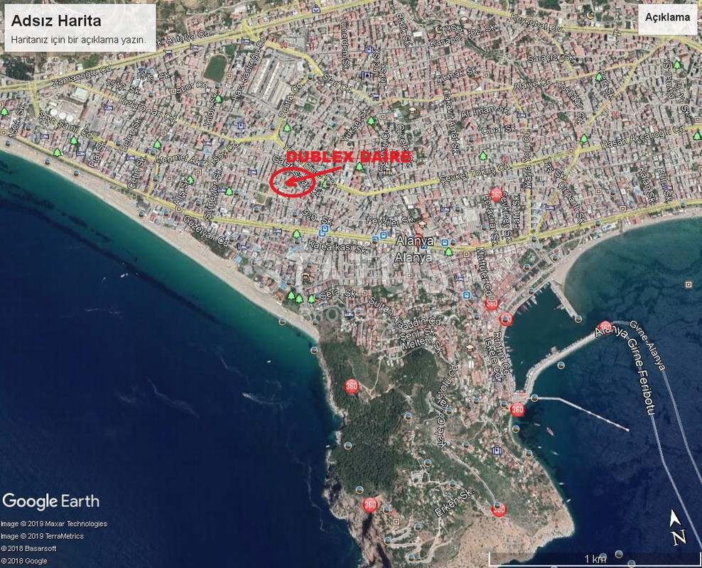 Пентхаус с мебелью в центре Аланьи! Вид на горы! 140 м2 фото 31