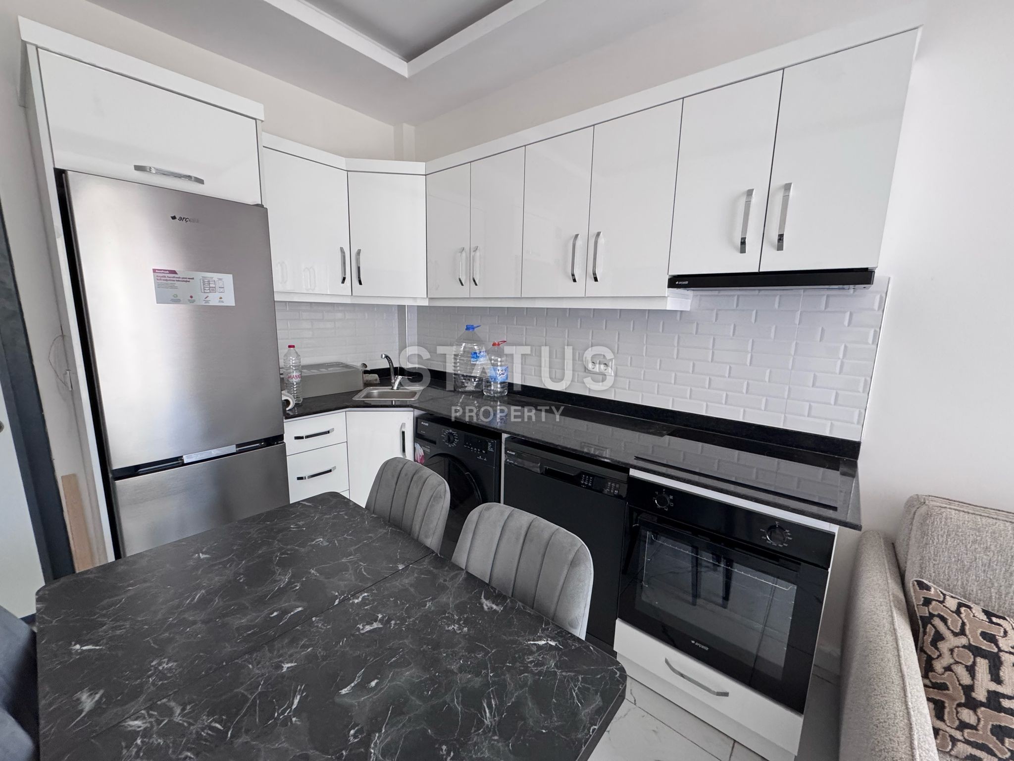 Квартира 1+1 с мебелью, Авсаллар фото 4