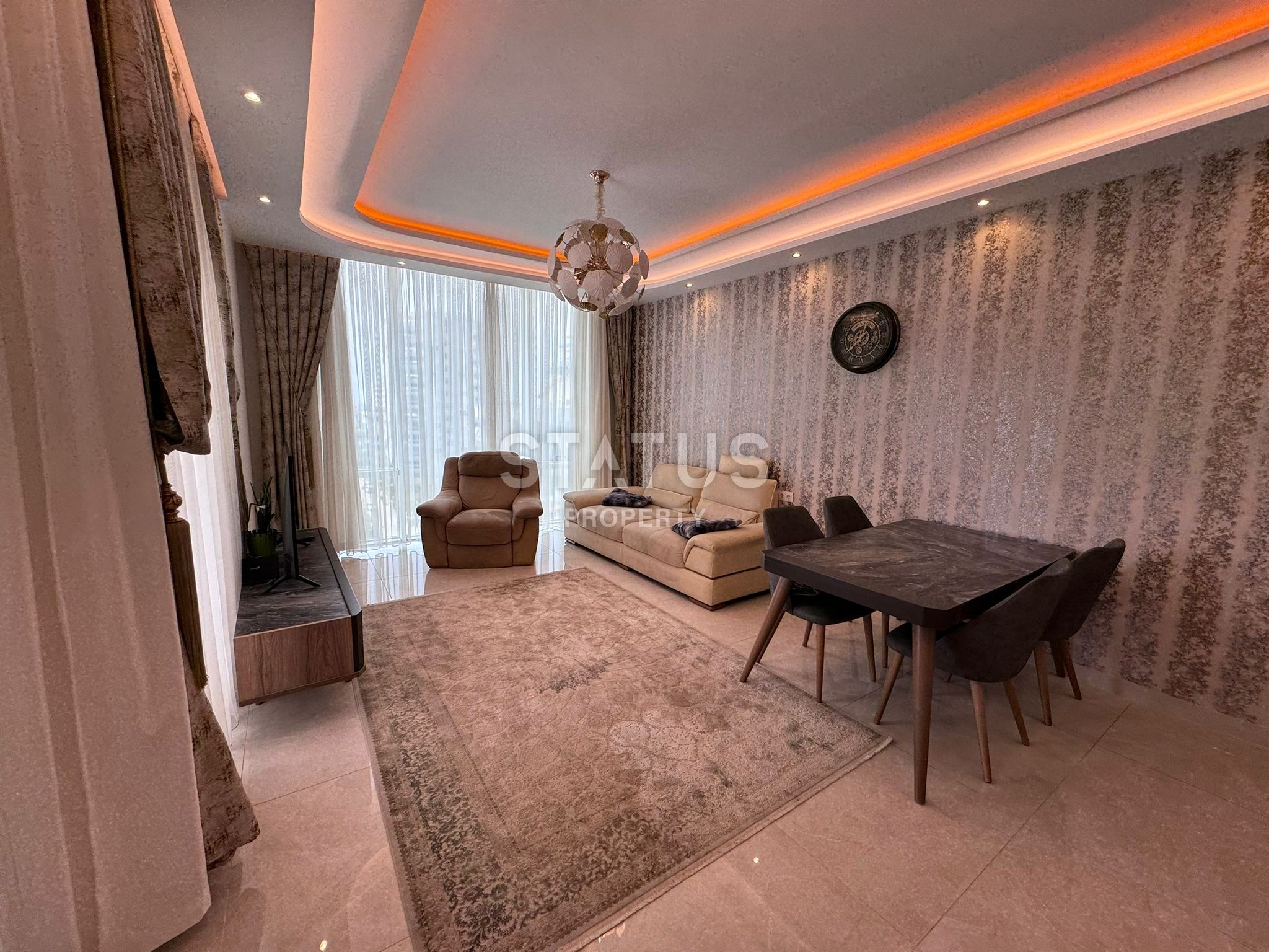 Большая квартира 2+1 в элитном комплексе, 130, 5 м2 фото 8