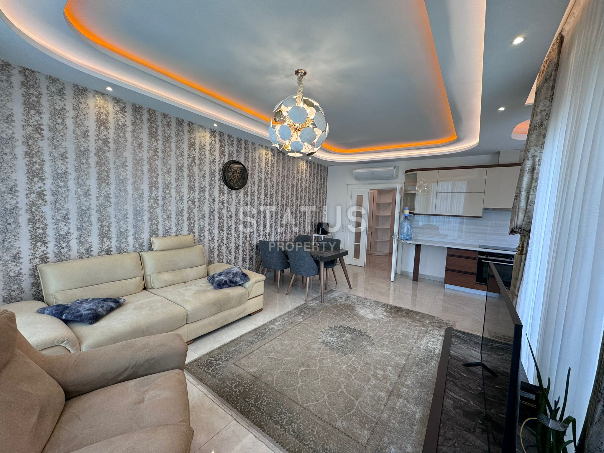 Большая квартира 2+1 в элитном комплексе, 130, 5 м2 фото 9