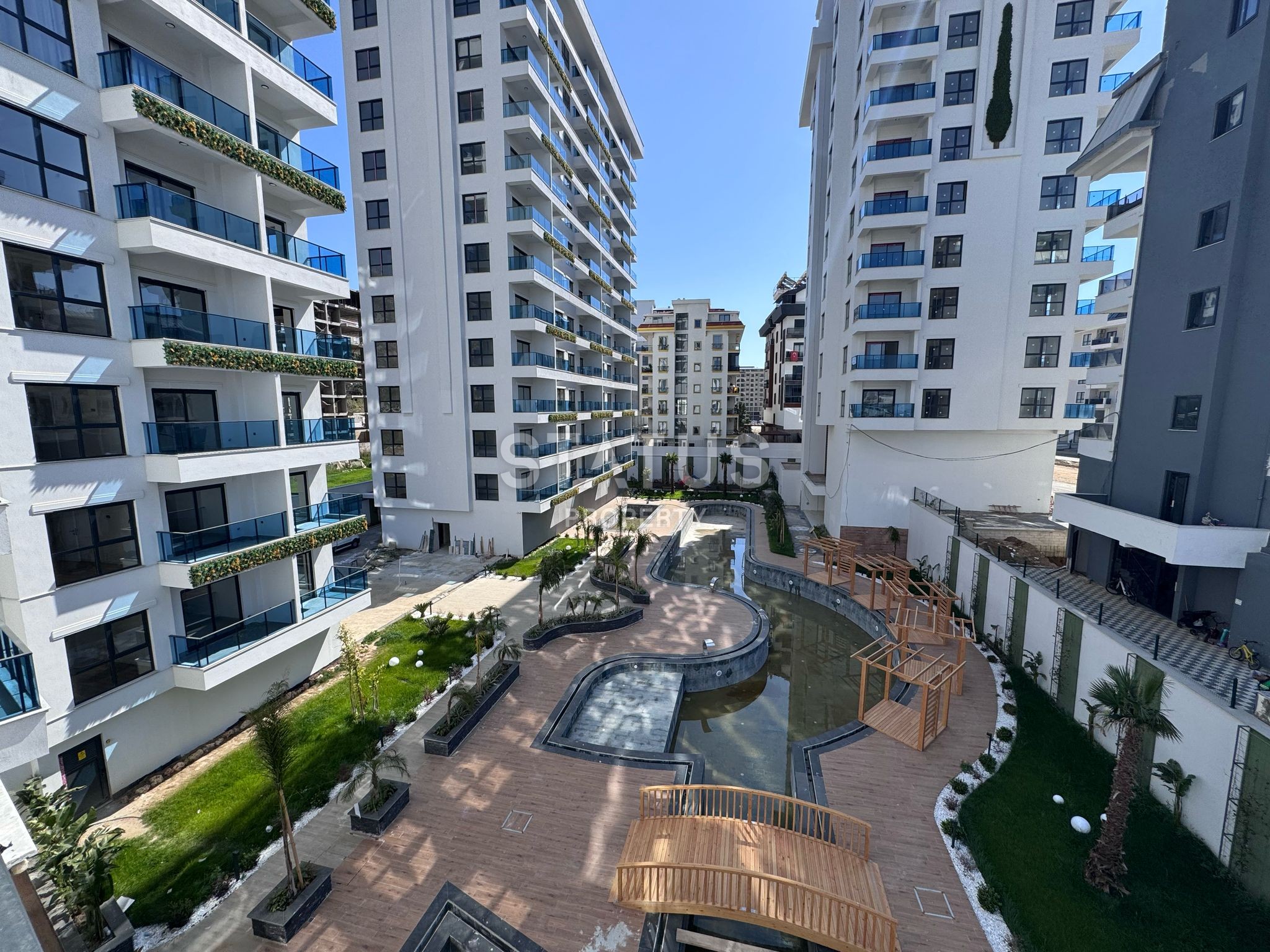 Две квартиры с огромными балконами в Махмутларе, 55 м2 фото 3