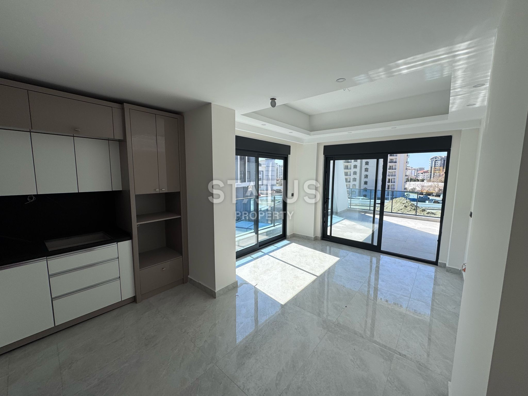 Две квартиры с огромными балконами в Махмутларе, 55 м2 фото 6