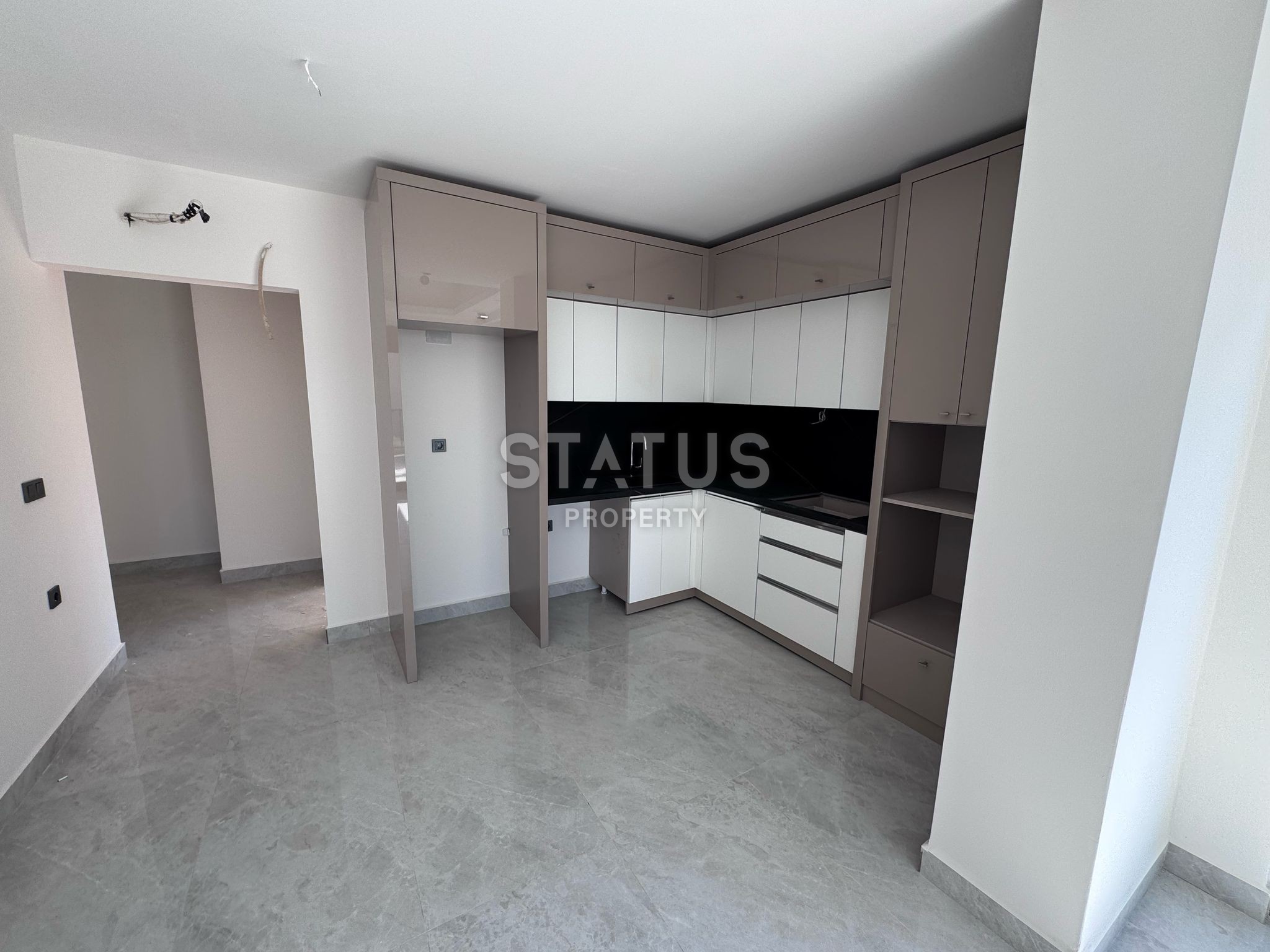 Две квартиры с огромными балконами в Махмутларе, 55 м2 фото 8