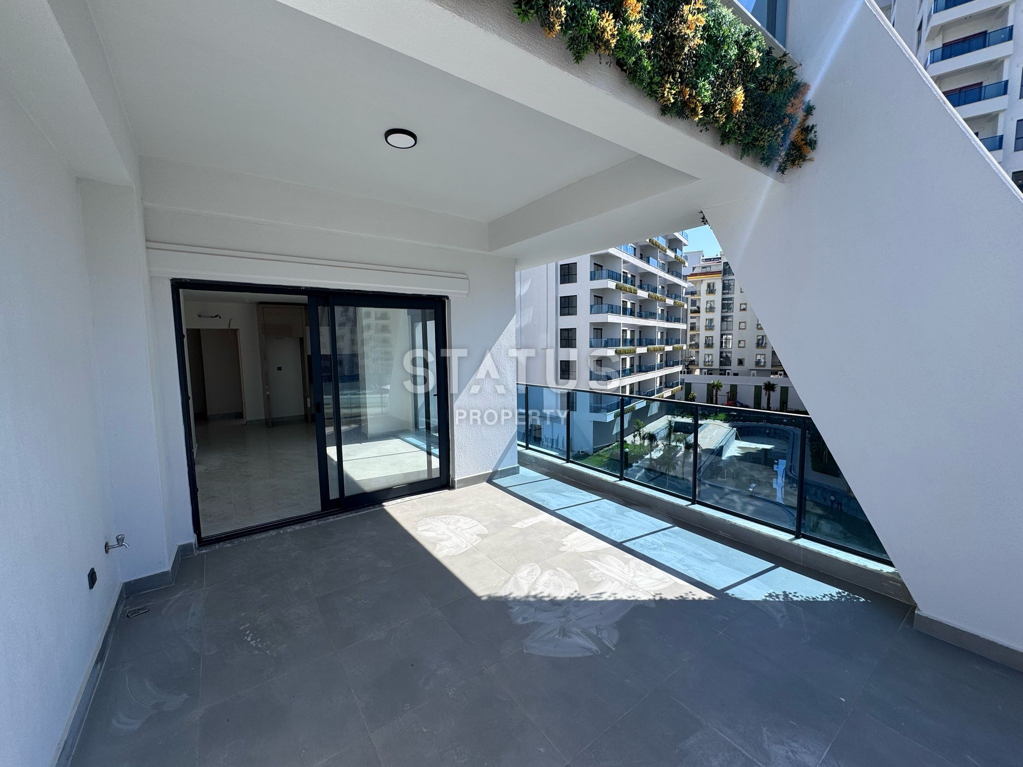 Две квартиры с огромными балконами в Махмутларе, 55 м2 фото 14