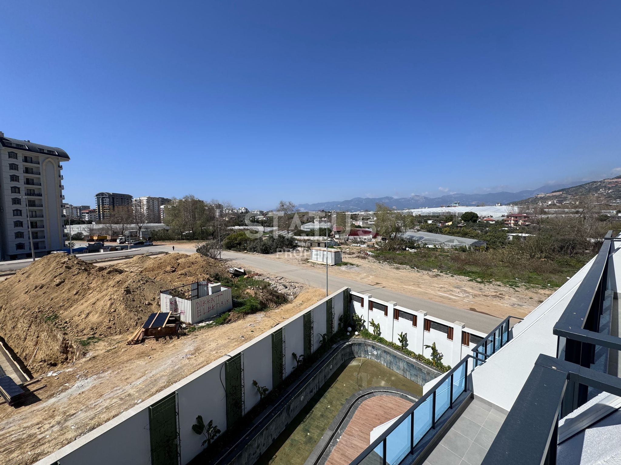 Две квартиры с огромными балконами в Махмутларе, 55 м2 фото 16