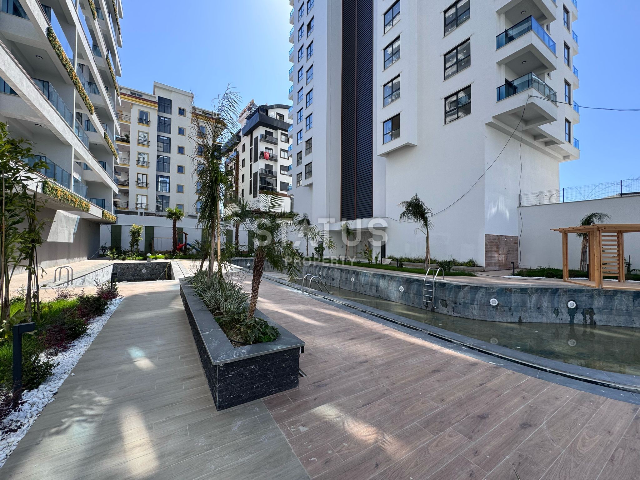 Две квартиры с огромными балконами в Махмутларе, 55 м2 фото 17