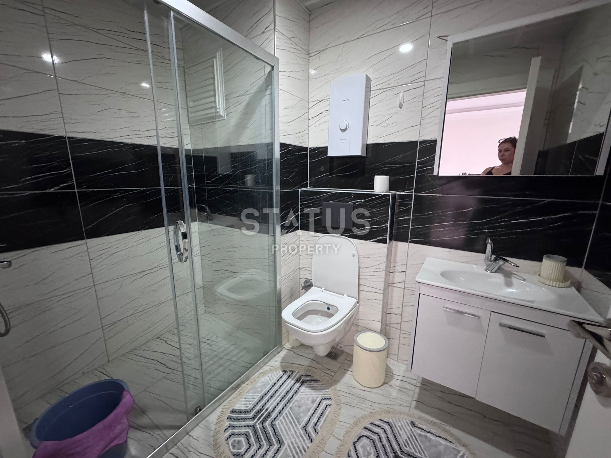 Apartment 1+1 with furniture in Mahmutlar, 52 m2 фото 10