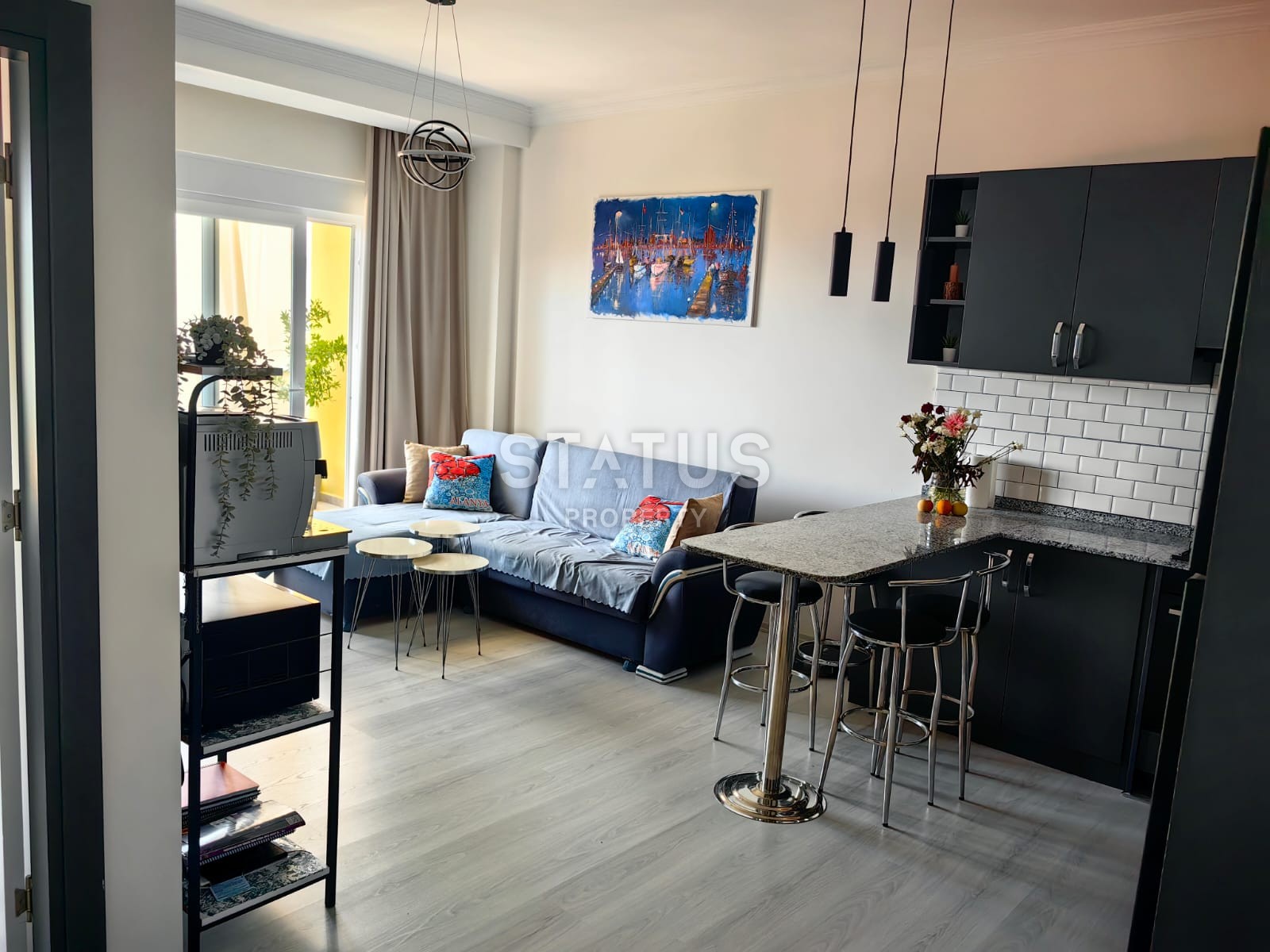 Уютная квартира 1+1 с видом на море, 55 м2 фото 6