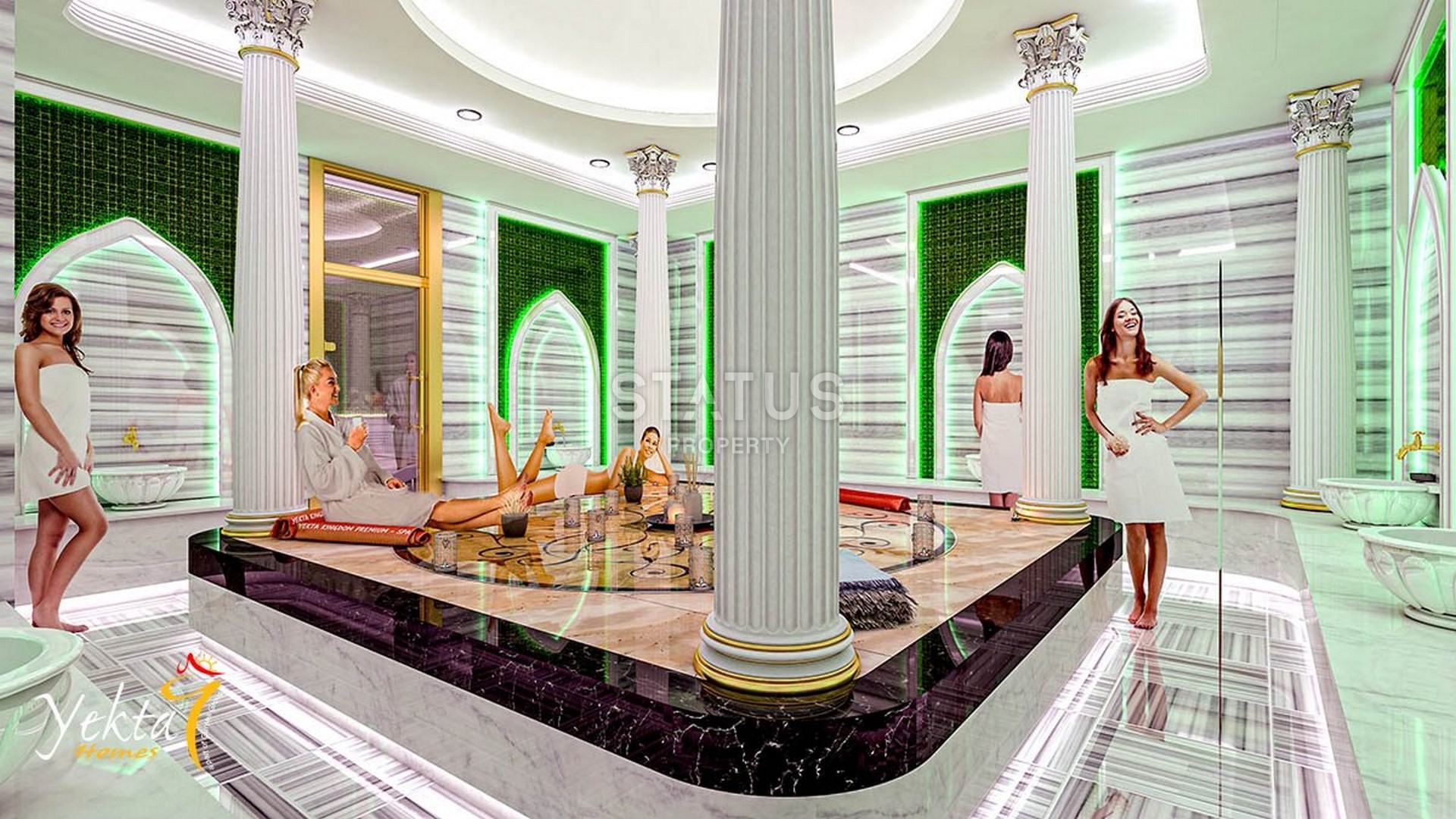 Большая квартира 2+1 в роскошном комплексе, 124 м2 фото 20