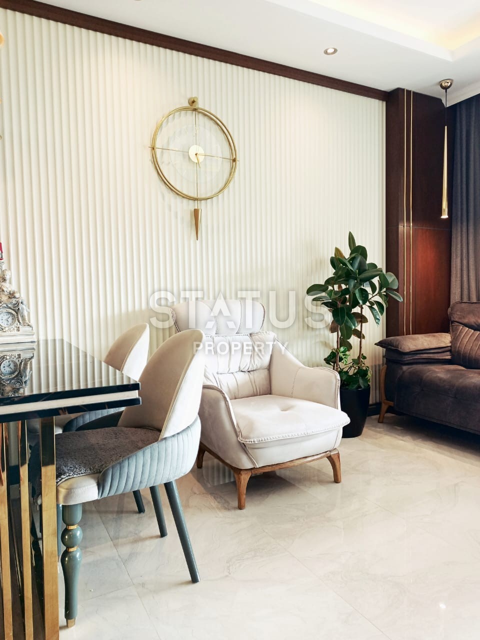 Красивая квартира 1+1 с прямым видом на море, 67 м2 фото 9