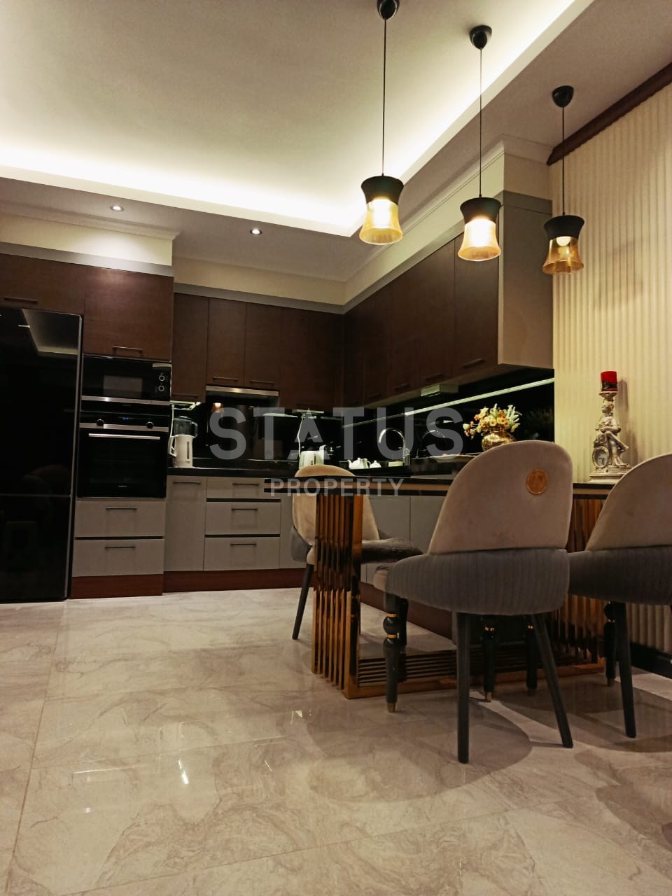 Красивая квартира 1+1 с прямым видом на море, 67 м2 фото 14