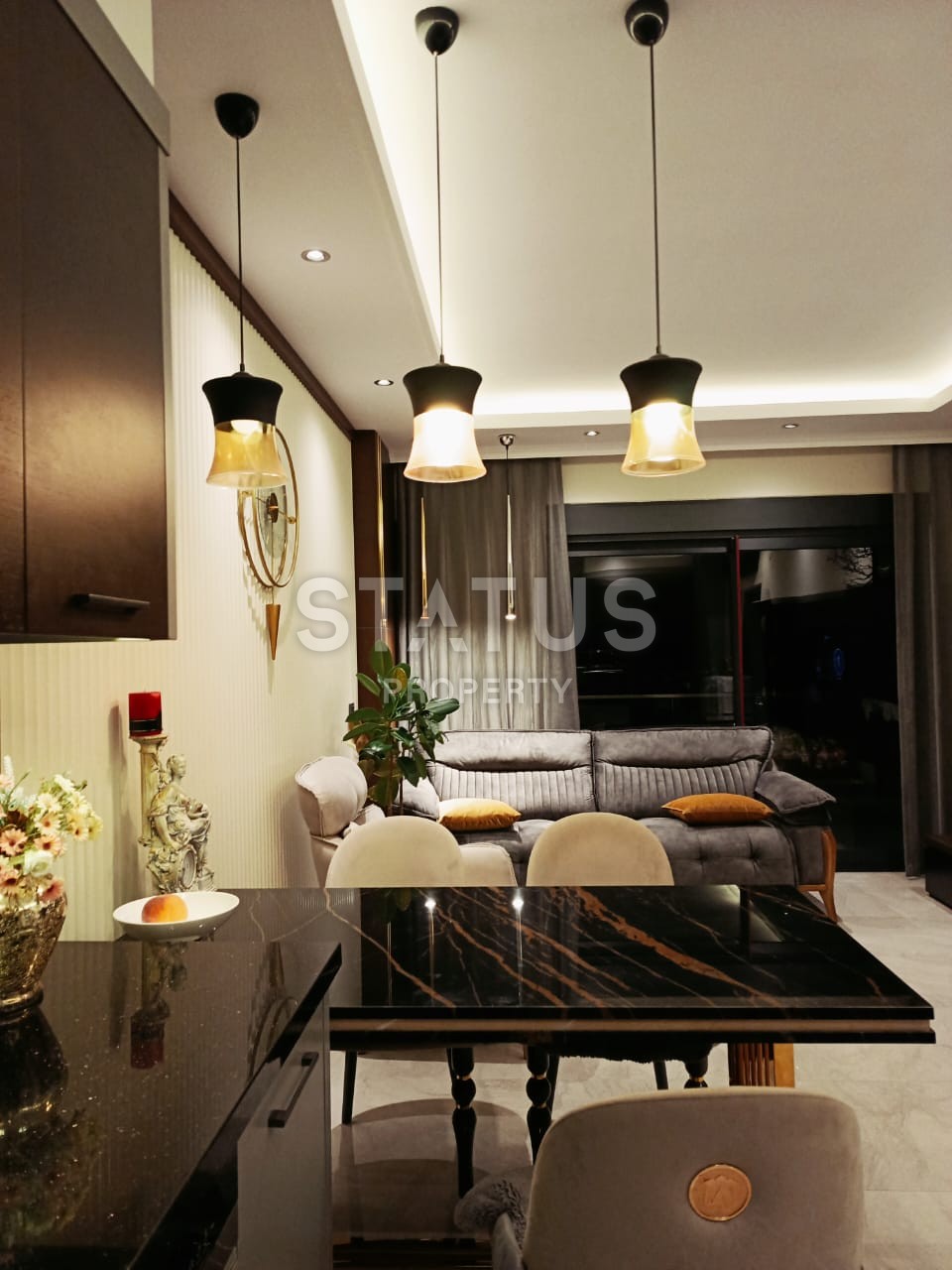 Красивая квартира 1+1 с прямым видом на море, 67 м2 фото 16