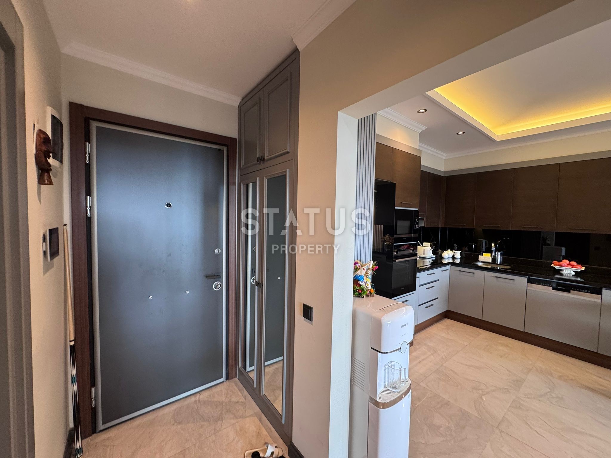 Красивая квартира 1+1 с прямым видом на море, 67 м2 фото 25