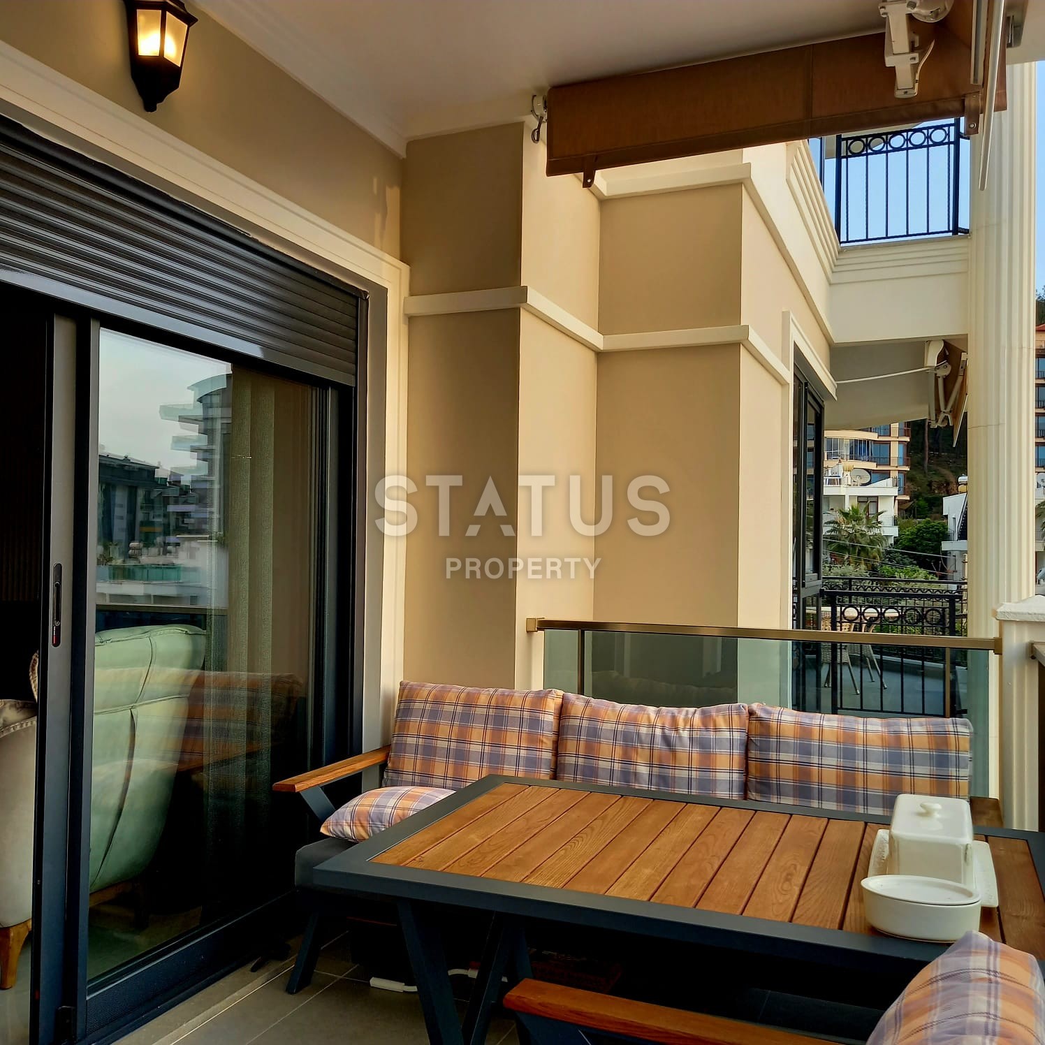 Красивая квартира 1+1 с прямым видом на море, 67 м2 фото 33