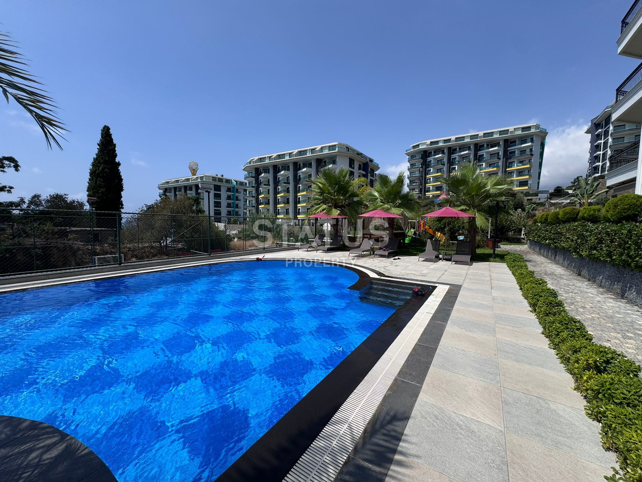 Красивая квартира 1+1 с прямым видом на море, 67 м2 фото 36