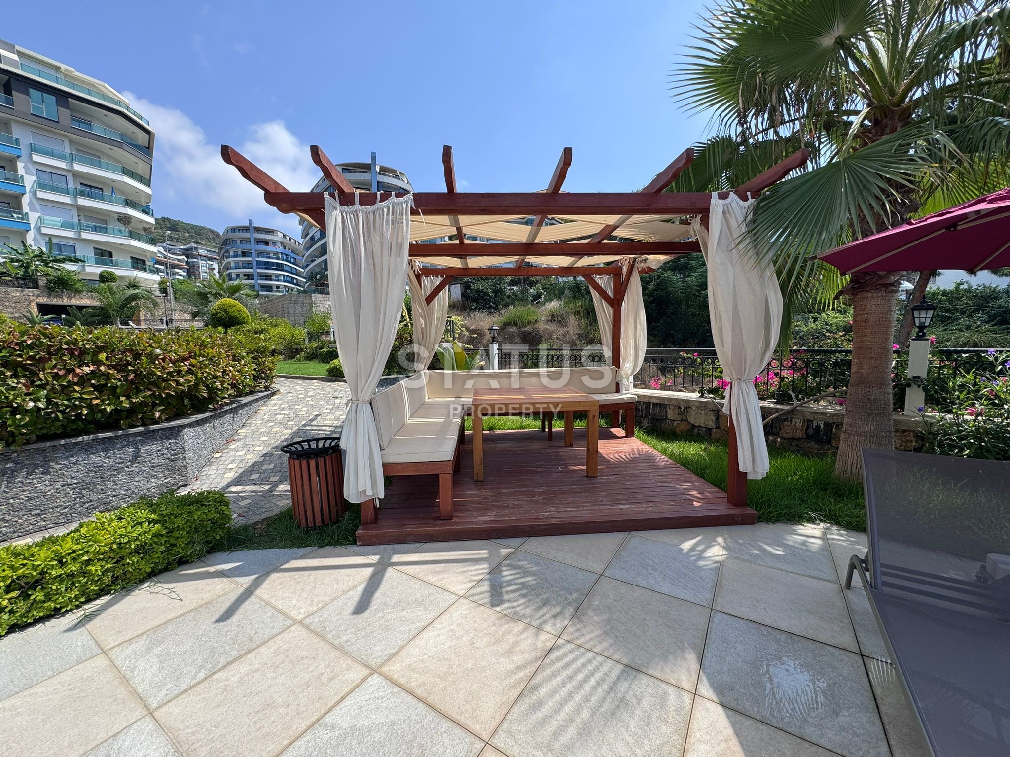 Красивая квартира 1+1 с прямым видом на море, 67 м2 фото 40