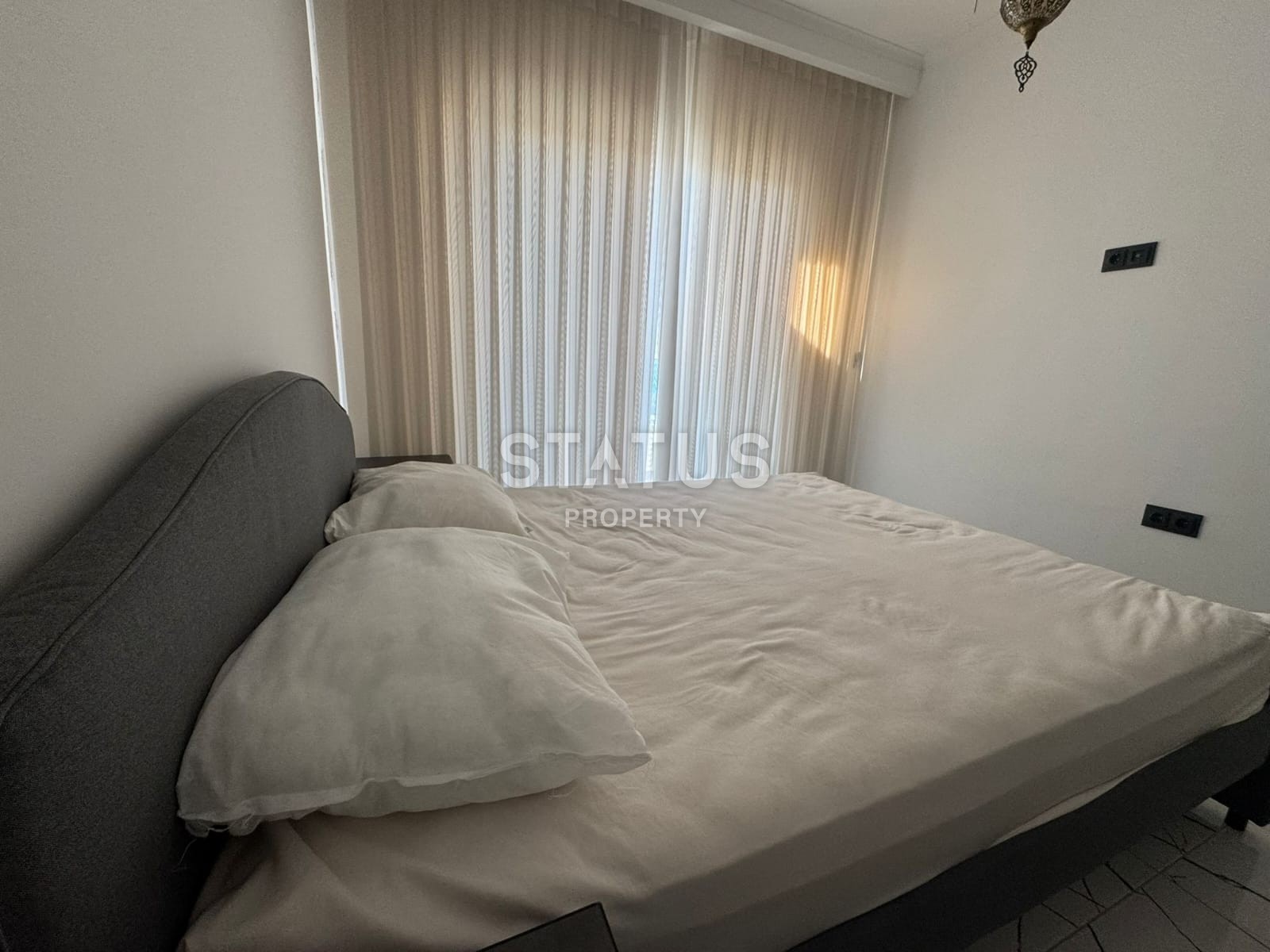 Двухуровневый дуплекс 2+1 с прямым видом на море на первой береговой линии в Каргыджак фото 15