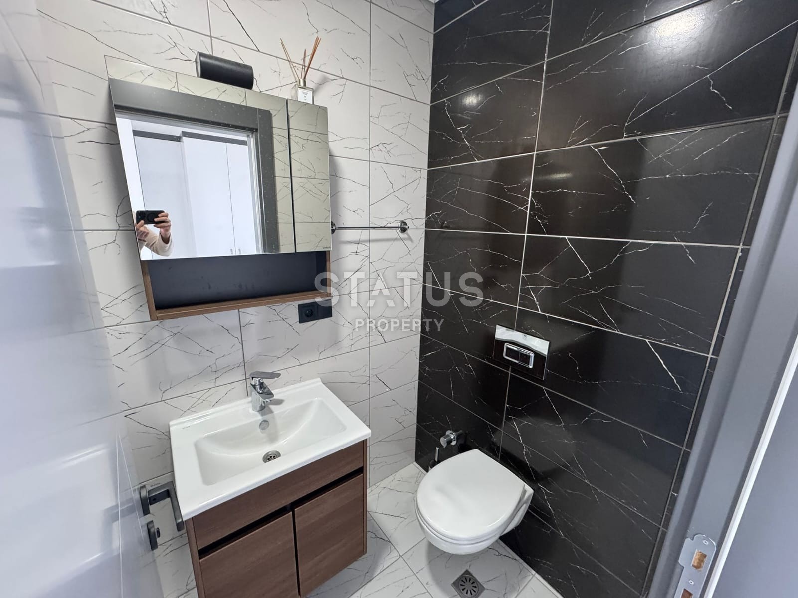 Двухуровневый дуплекс 2+1 с прямым видом на море на первой береговой линии в Каргыджак фото 18