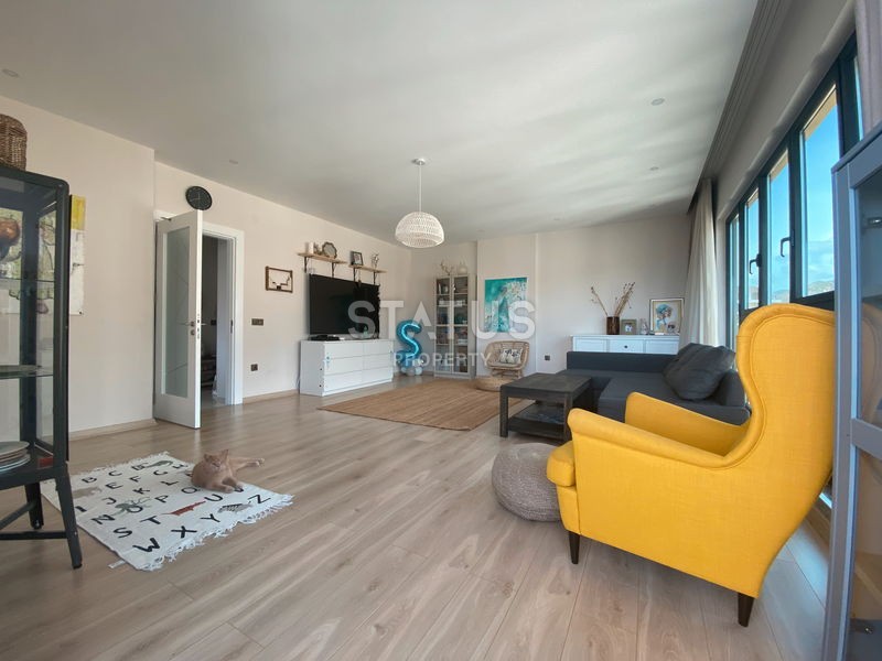 Apartment 3+1 with separate kitchen! Sea and mountain view! Suitable for residence permit! фото 3