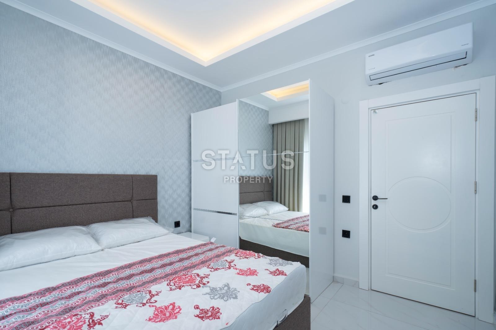 Duplex 2+1 with furniture and appliances in Oba, 85 m2 фото 7