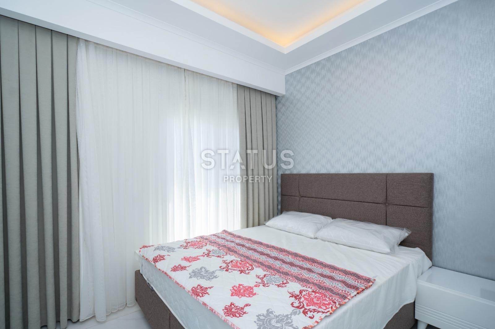 Duplex 2+1 with furniture and appliances in Oba, 85 m2 фото 8