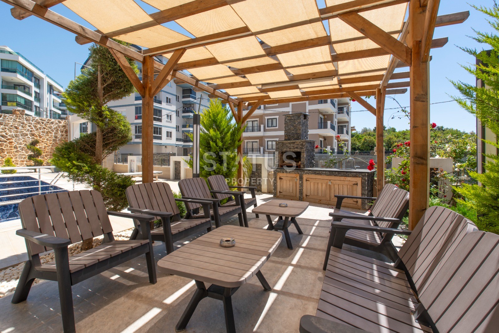 Duplex 2+1 with furniture and appliances in Oba, 85 m2 фото 27