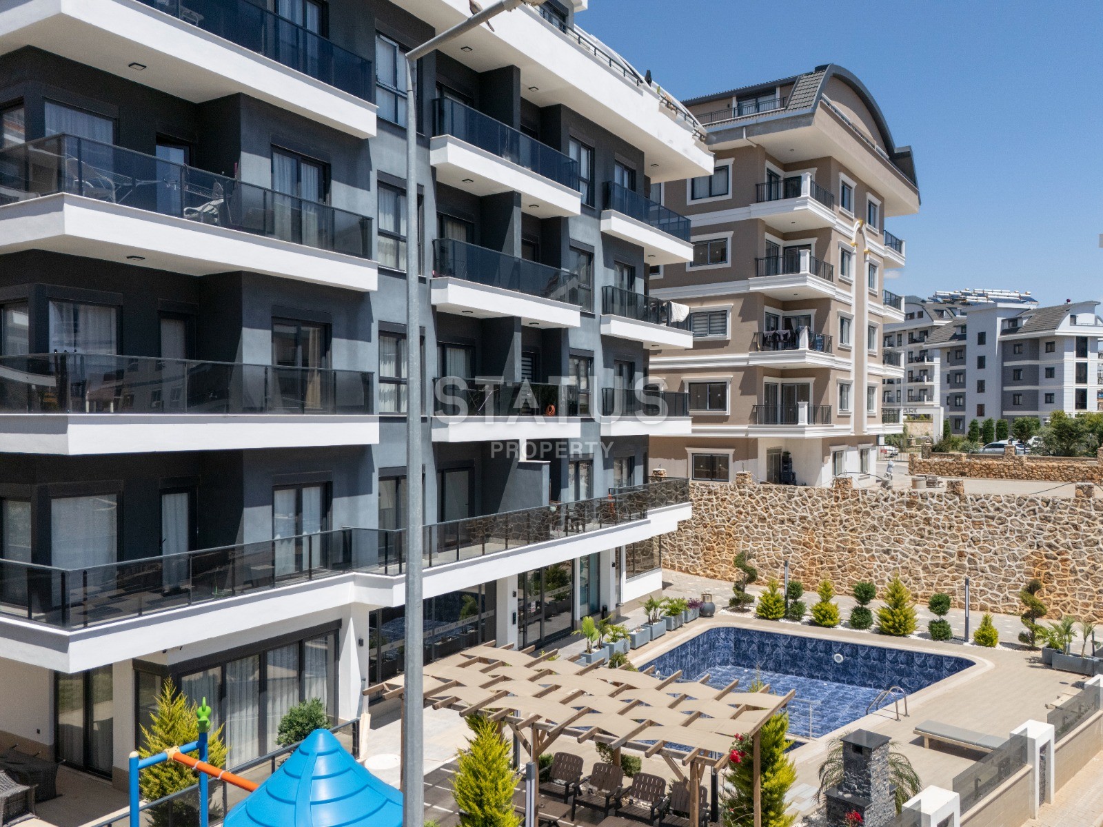 Duplex 2+1 with furniture and appliances in Oba, 85 m2 фото 29