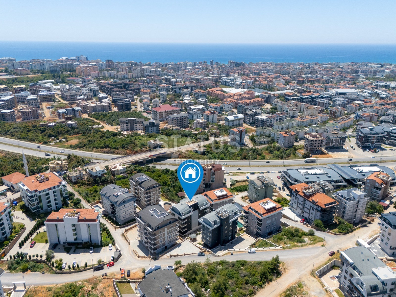 Duplex 2+1 with furniture and appliances in Oba, 85 m2 фото 33