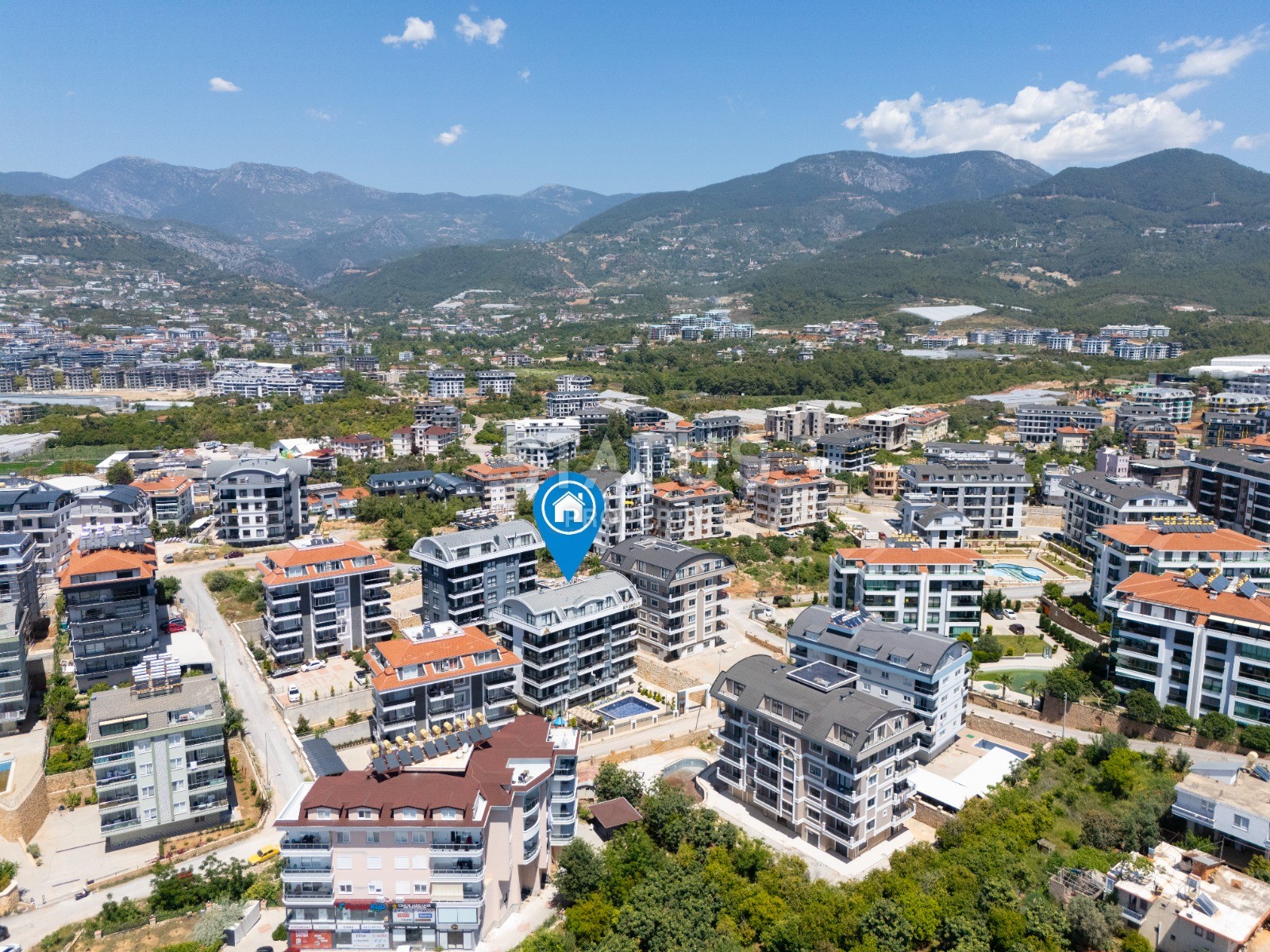 Duplex 2+1 with furniture and appliances in Oba, 85 m2 фото 34