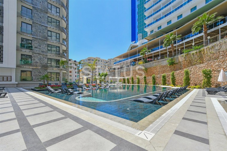 Квартира с мебелью 1+1 в Тосмуре, 54 м2 фото 1