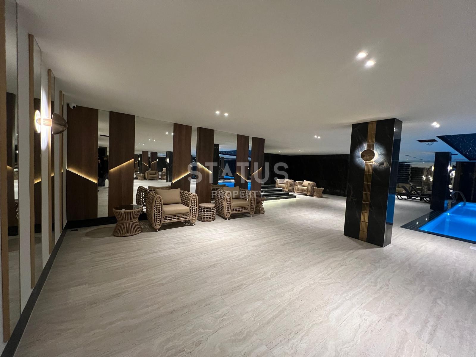 Furnished apartment 1+1 in Tosmur, 54 m2 фото 8