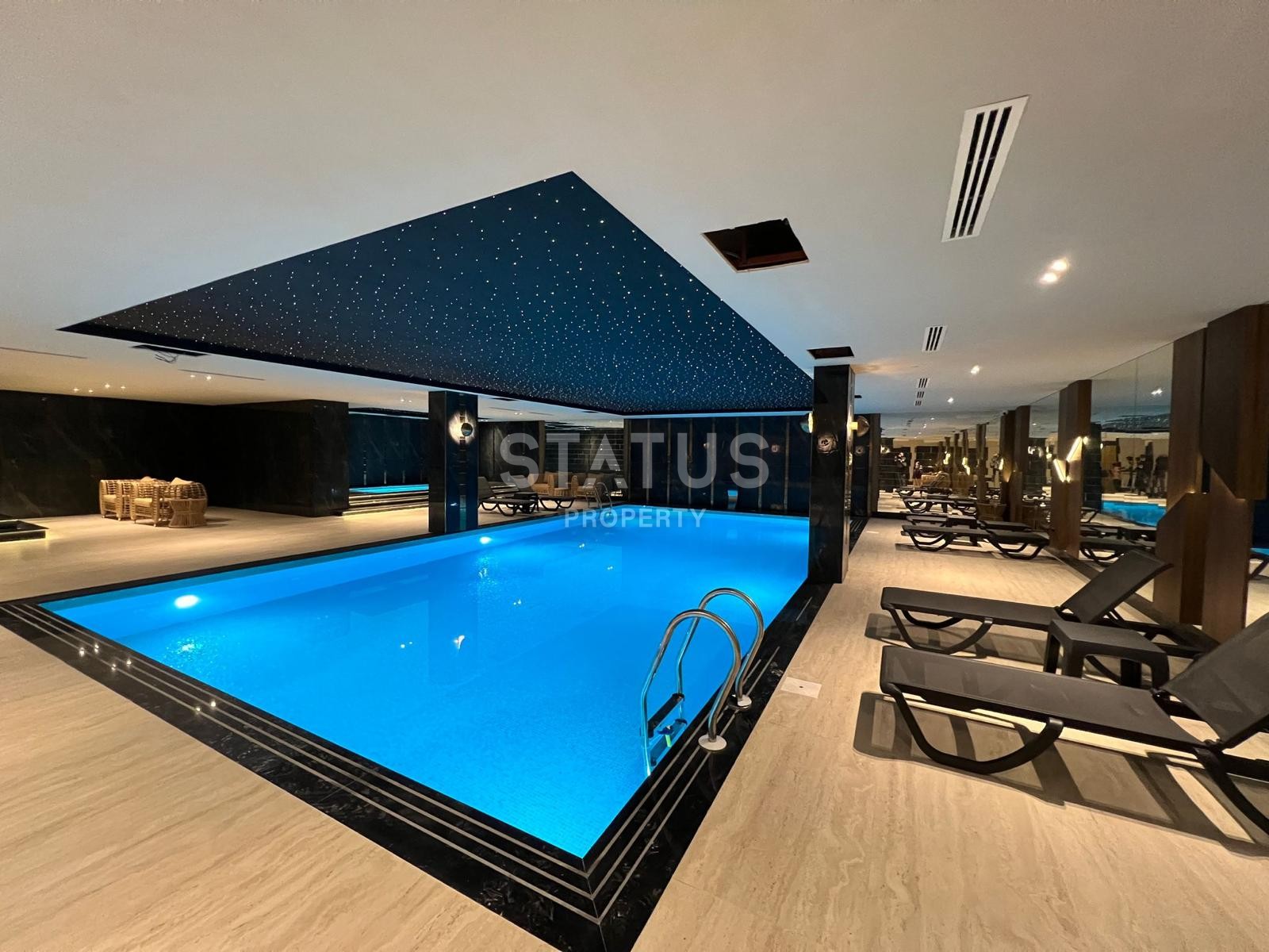 Furnished apartment 1+1 in Tosmur, 54 m2 фото 16