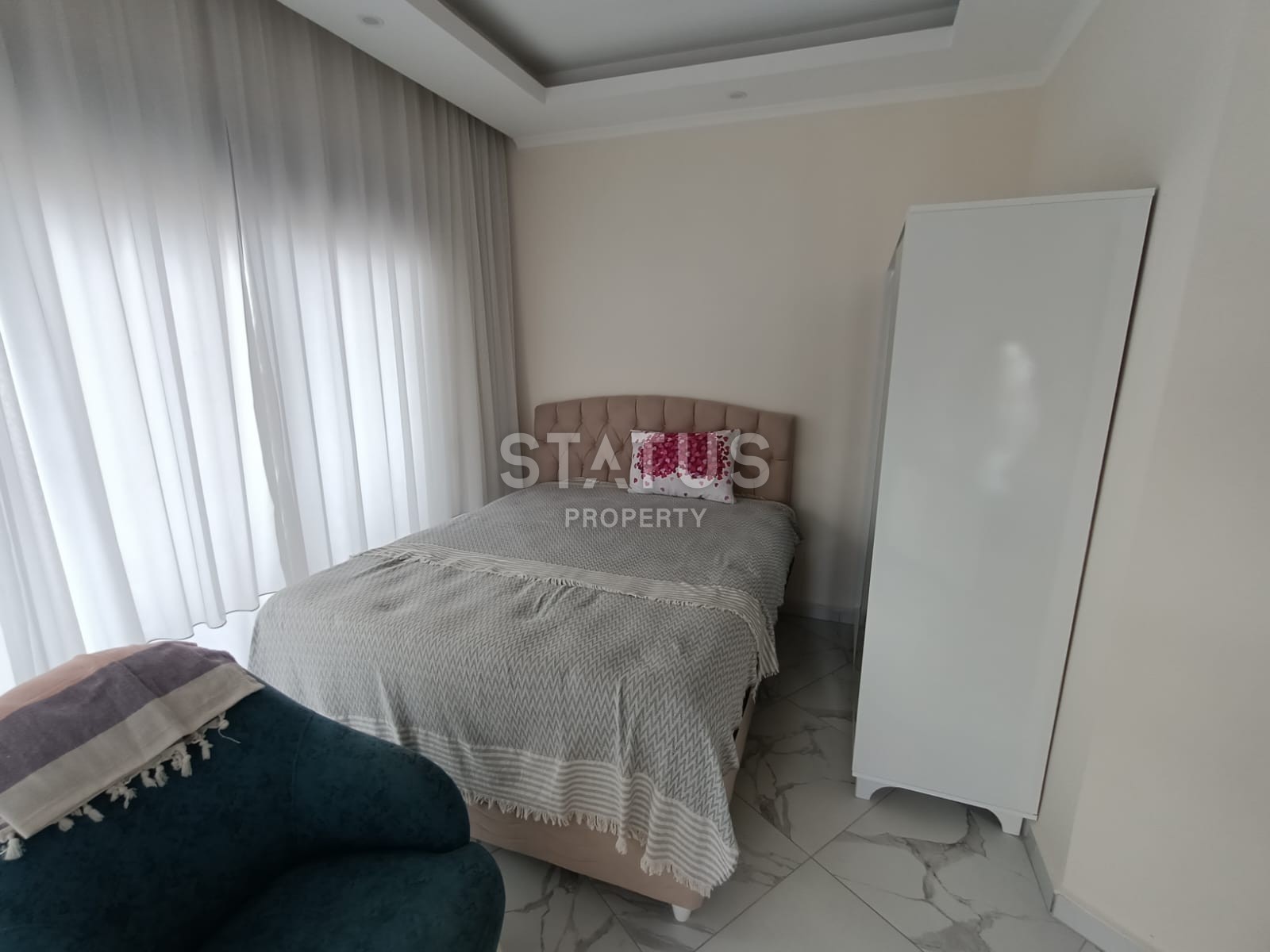 1+1 apartment in the Hacıt/Center of Alanya, 50 m2 фото 5