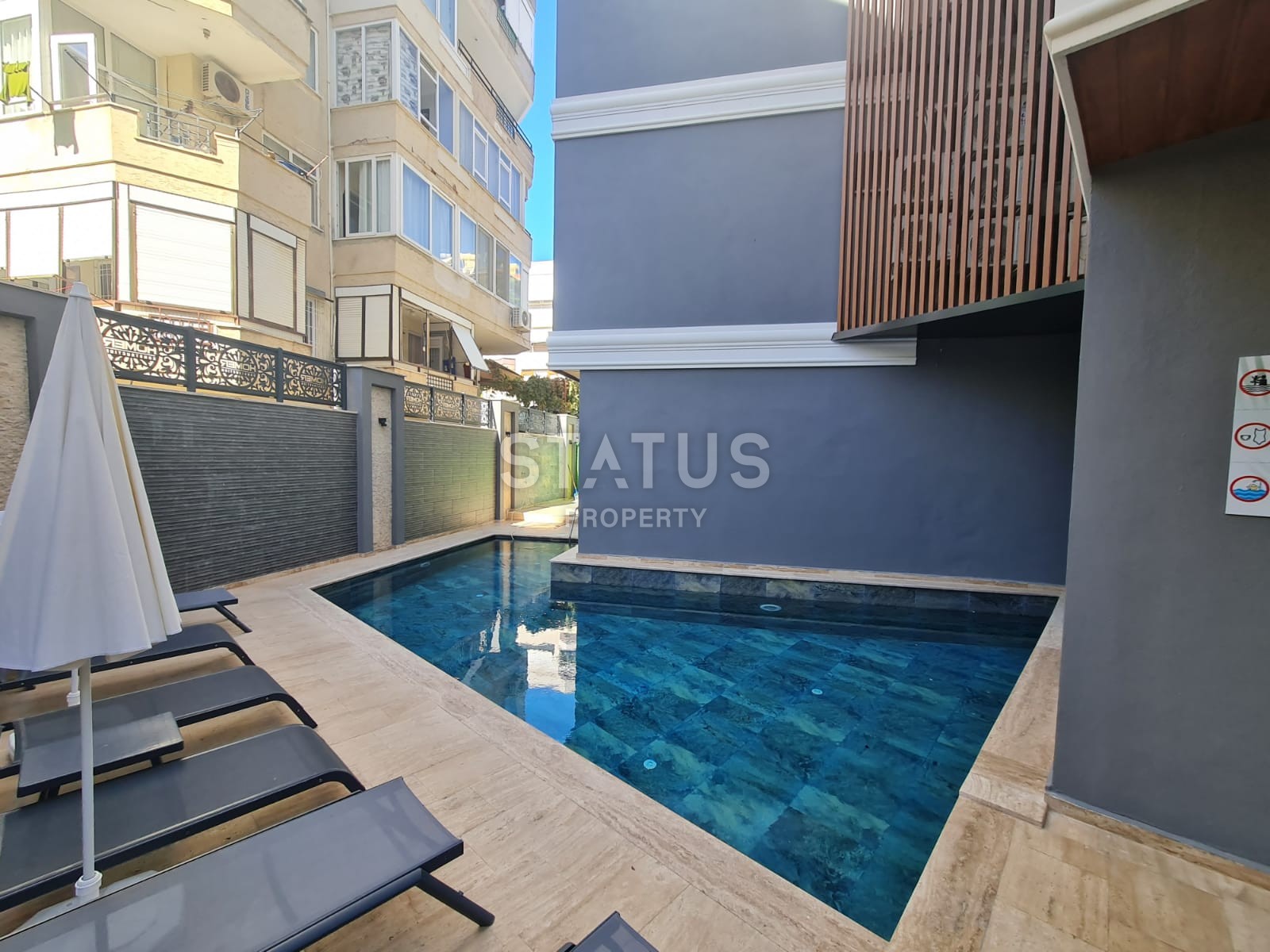 1+1 apartment in the Hacıt/Center of Alanya, 50 m2 фото 10