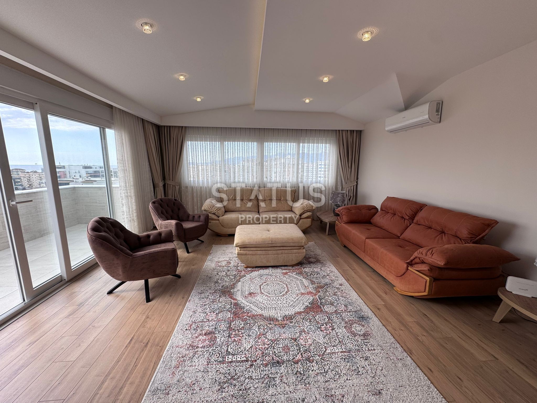 Просторный пентхаус 4+1 в Махмутларе с видом на море + квартира студия фото 34