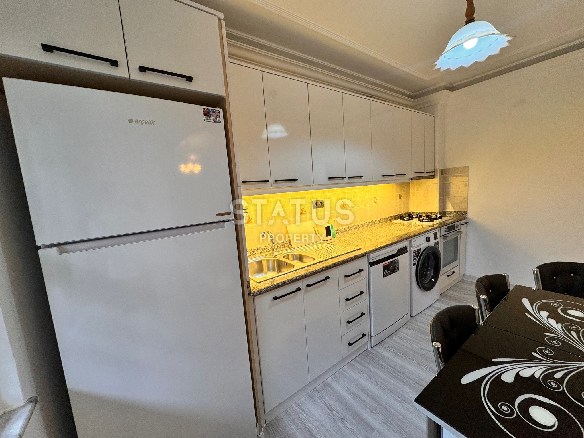 Квартира планировки 1+1 с отдельной кухней в центре Алании, 70 м2 фото 7