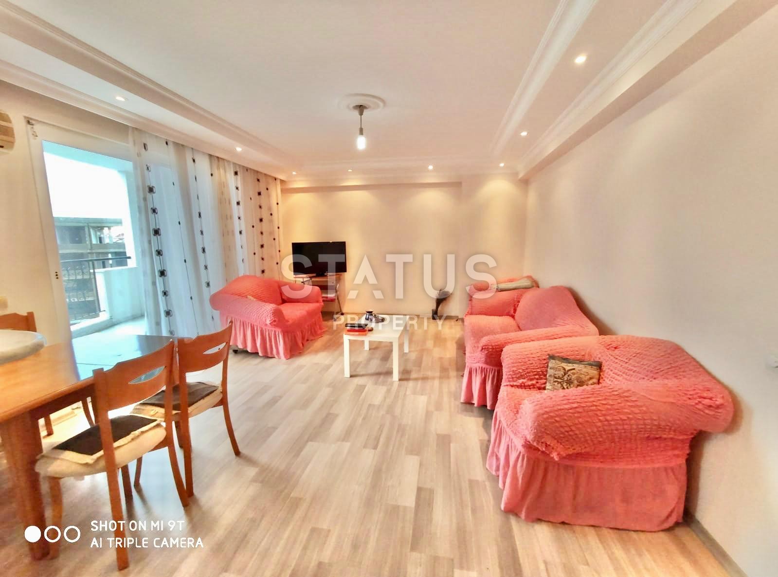 Трёхкомнатная квартира с мебелью в районе Оба, 115 м2 фото 2