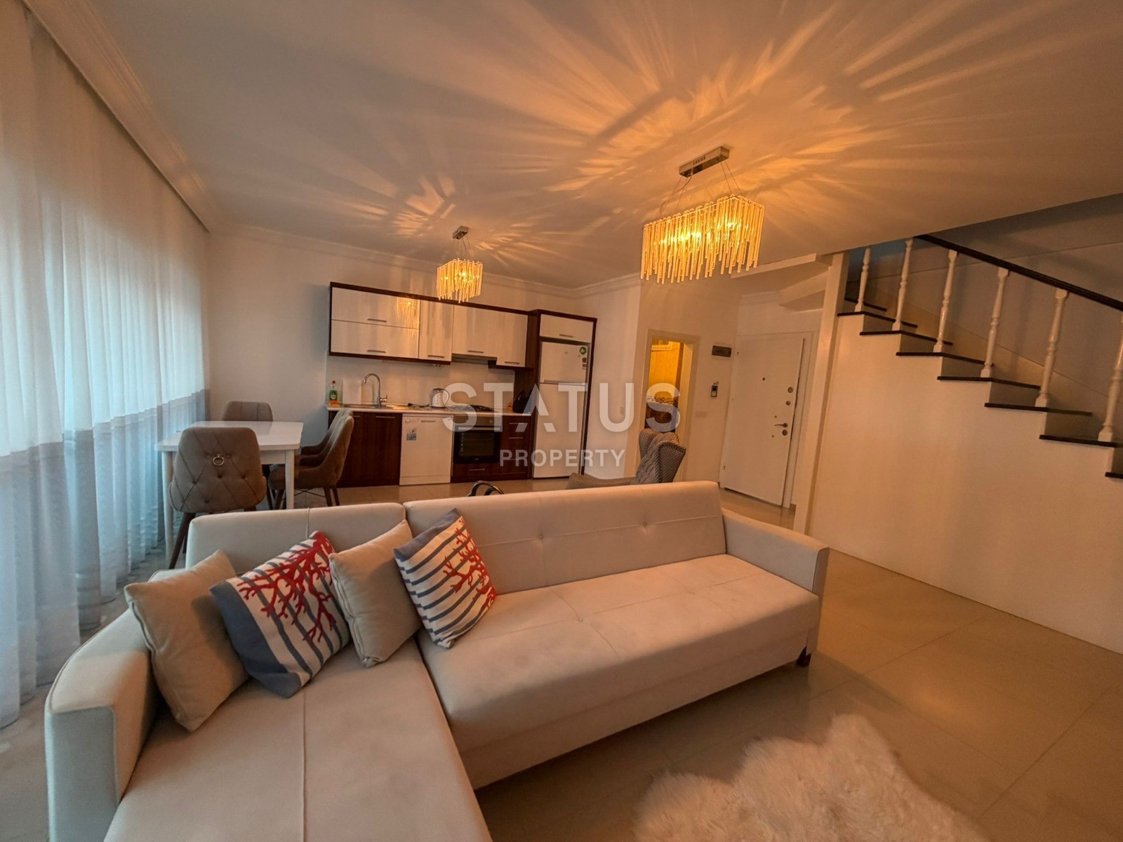 2+1 penthouse in Kestel – just 350 meters from the sea фото 1