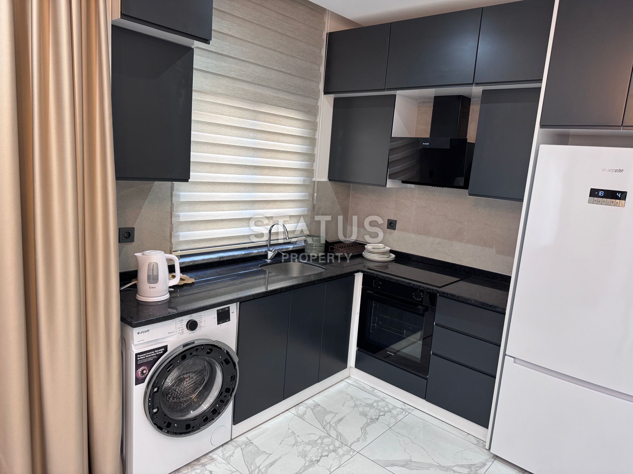 Квартира 1+1 в центре Аланьи! 150 м до моря! Подходит под краткосрочную аренду. фото 8