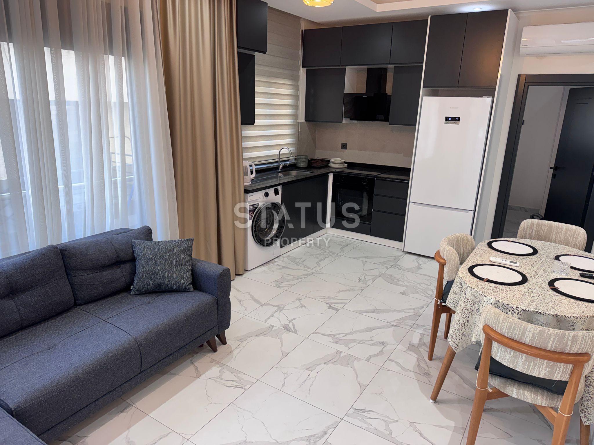 Квартира 1+1 в центре Аланьи! 150 м до моря! Подходит под краткосрочную аренду. фото 9