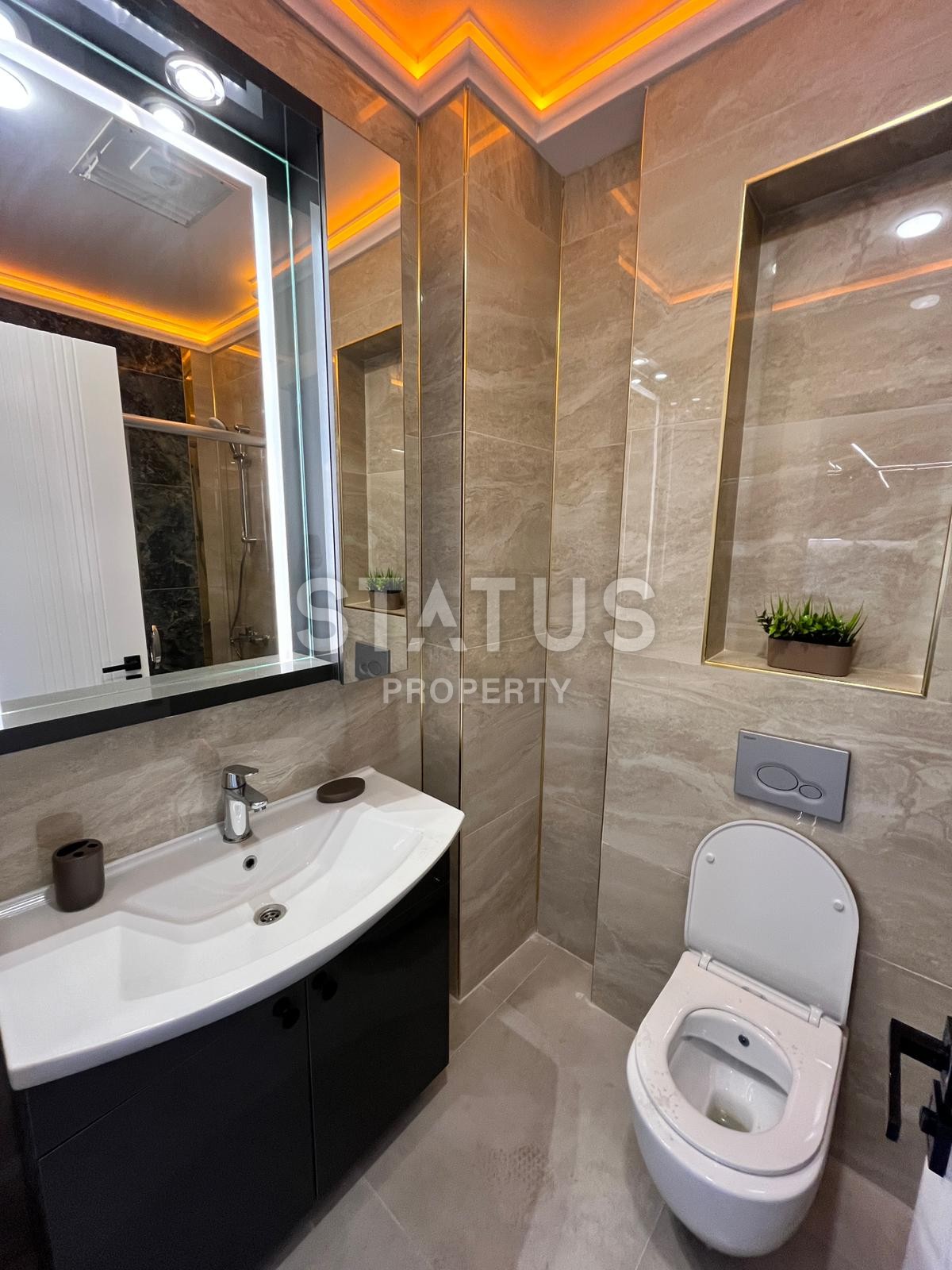 Квартира 1+1 в Махмутларе с видом на море, 78 м2 фото 11