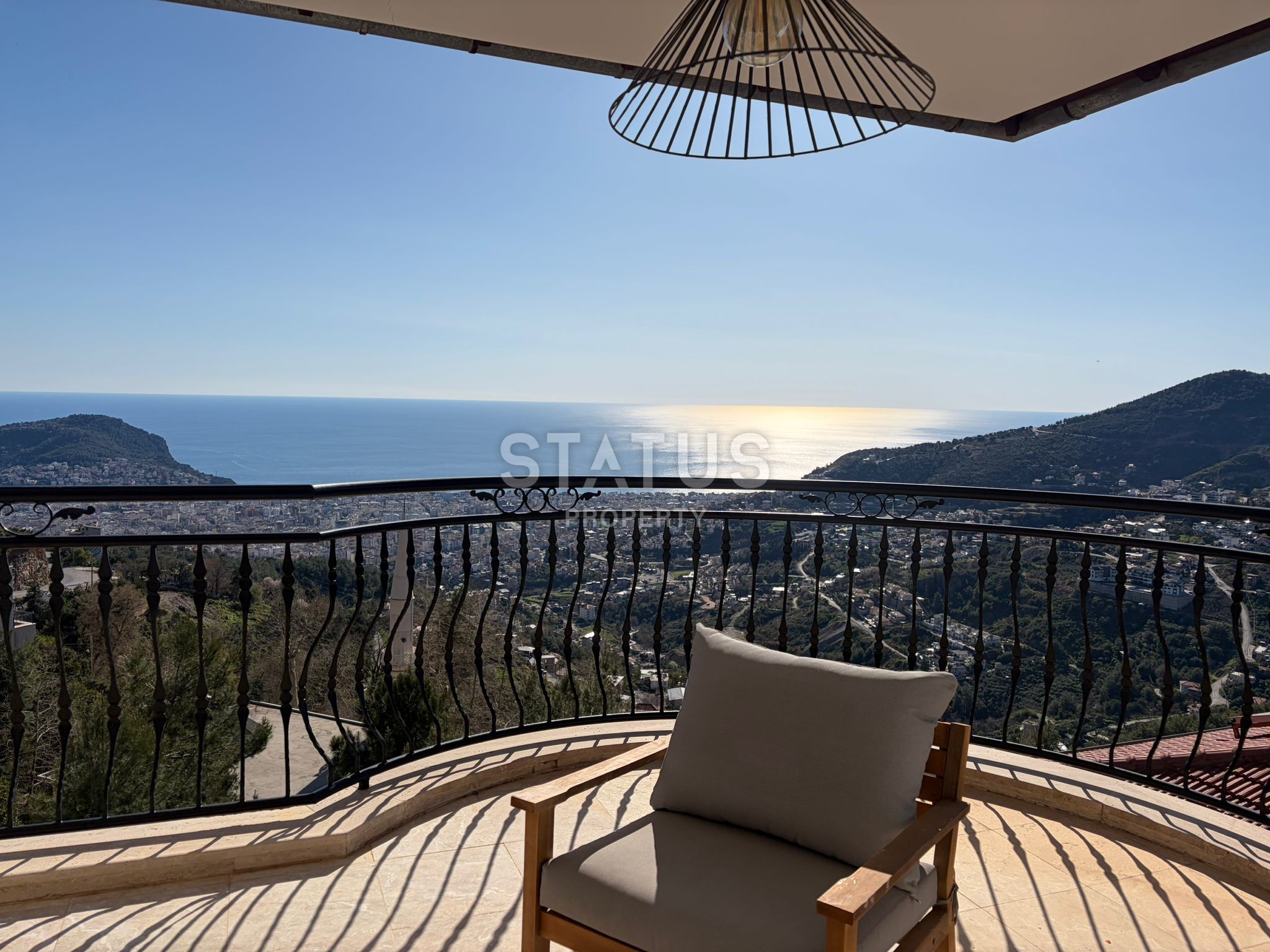 Вилла 5+1 с панорамным видом на море в Бекташ, 1125 м2 фото 5