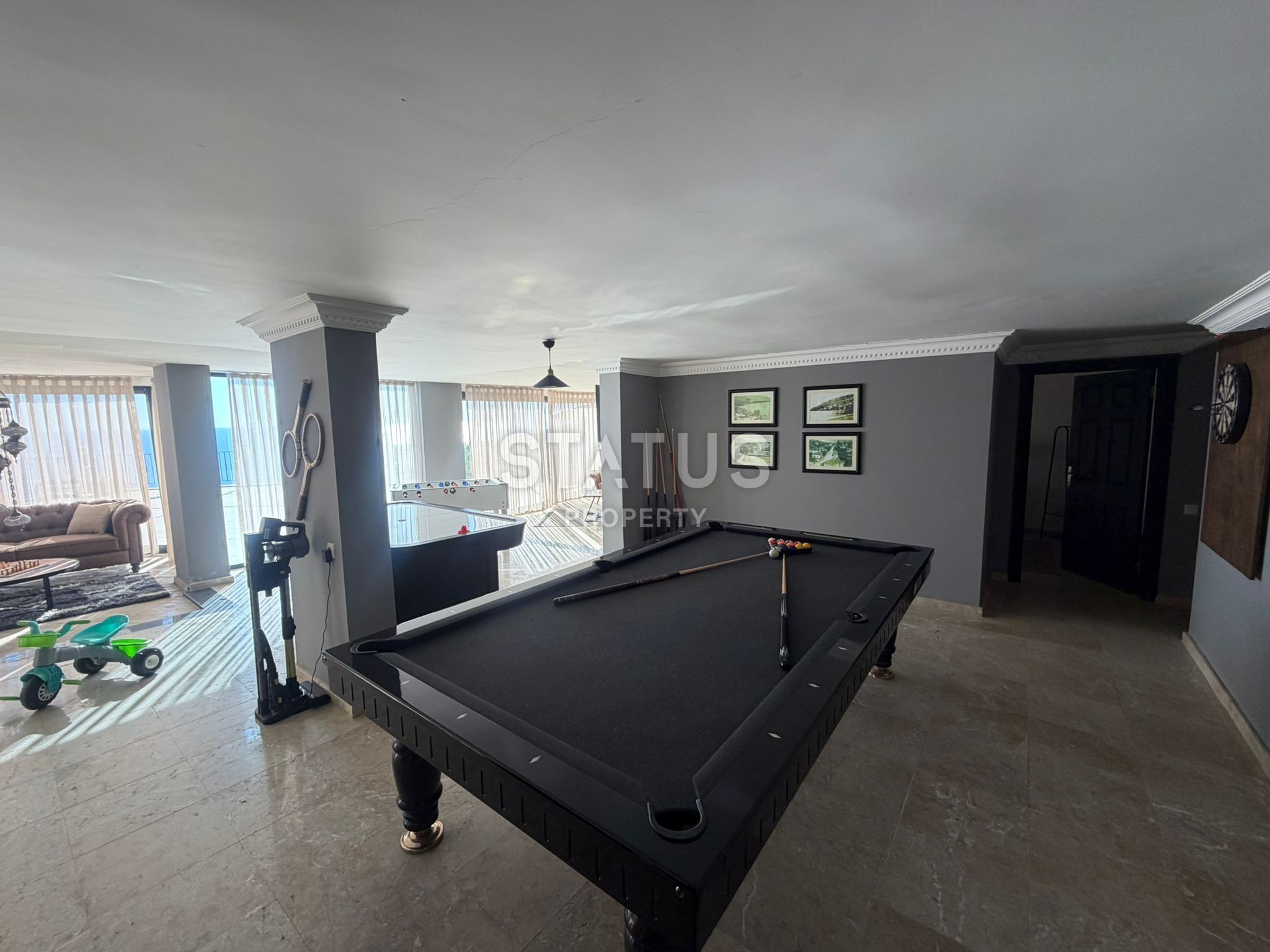 Вилла 5+1 с панорамным видом на море в Бекташ, 1125 м2 фото 12