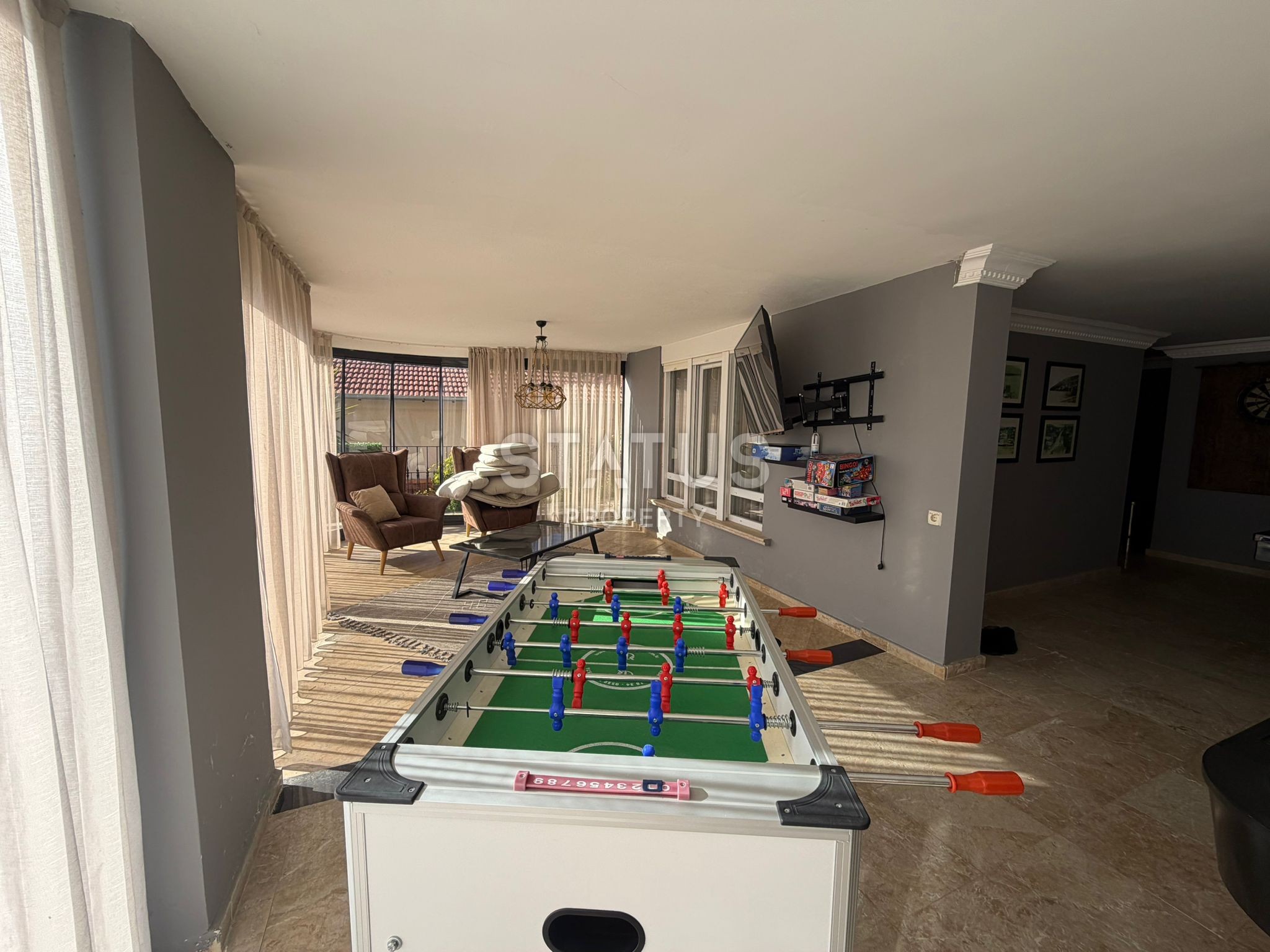 Вилла 5+1 с панорамным видом на море в Бекташ, 1125 м2 фото 19